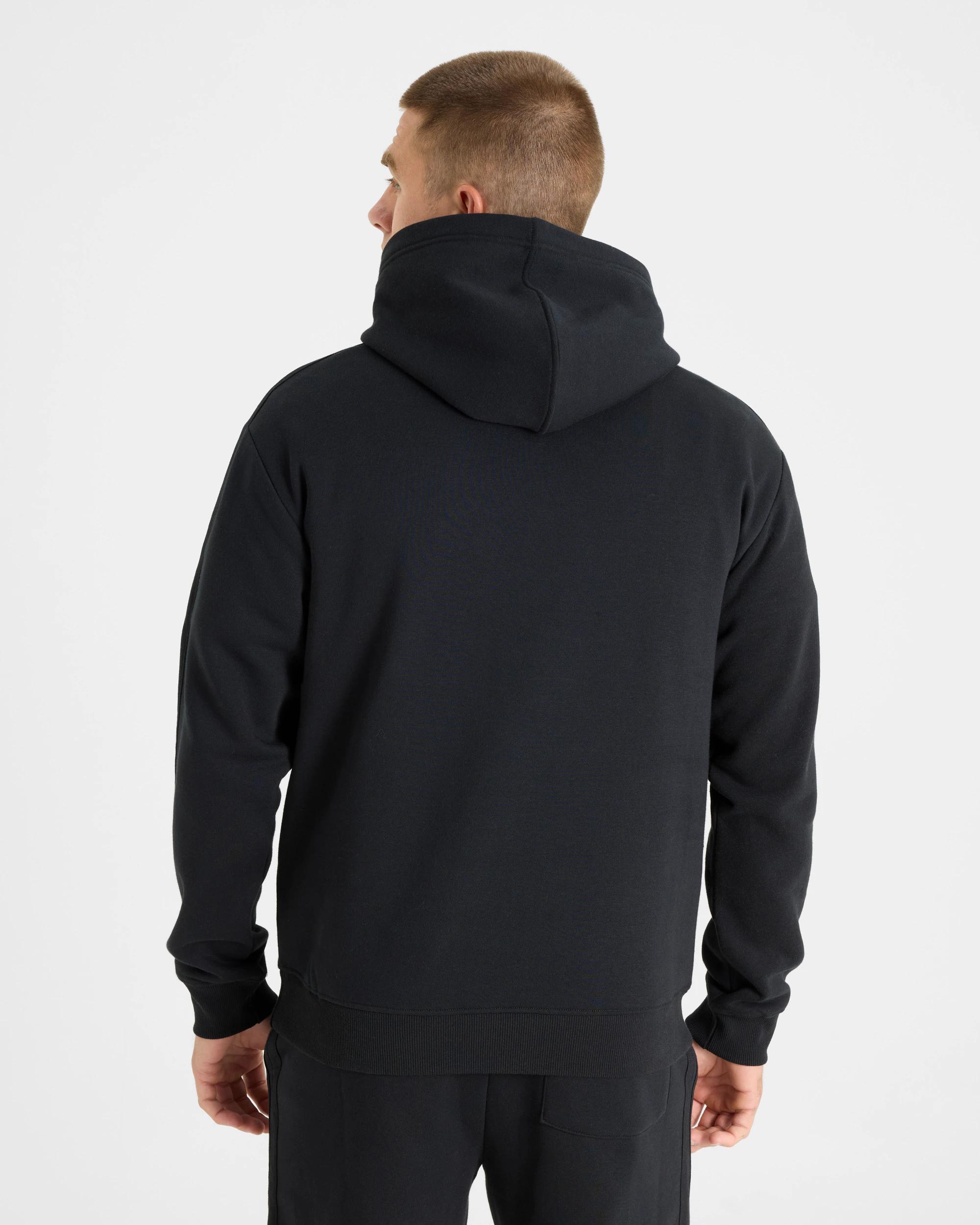 2 Lonsdale London Long Sleeve Hoodie BLACK, 2 of 3