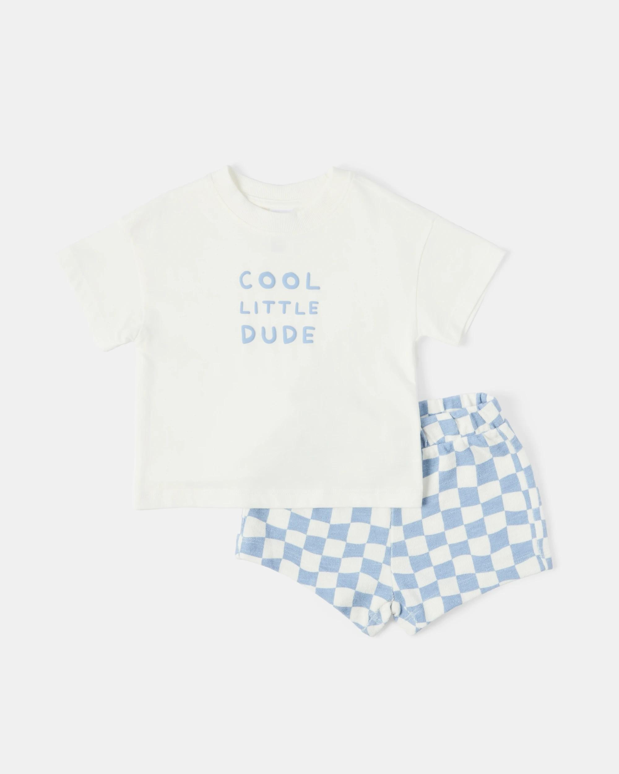 1 2 Piece Short Sleeve Set Cool Dude, 1 of 6