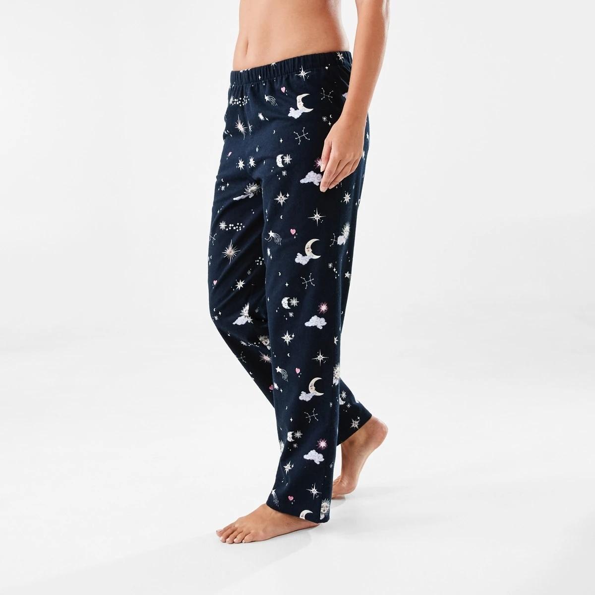 2 Printed Flannel Pants Cosmic, 2 of 5