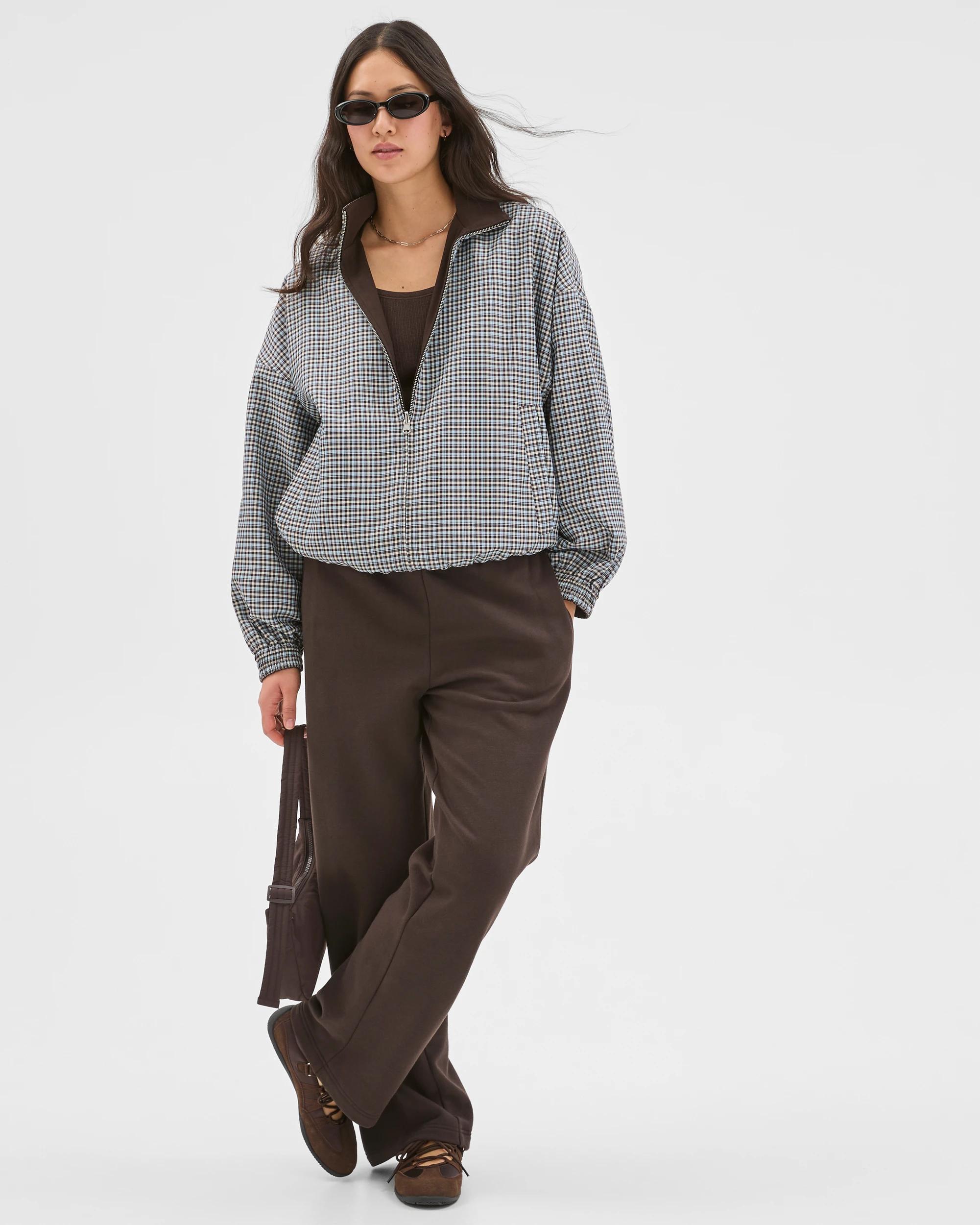 6 Target Woman Active Check Reversible Jacket BLUE CHECK, 6 of 8
