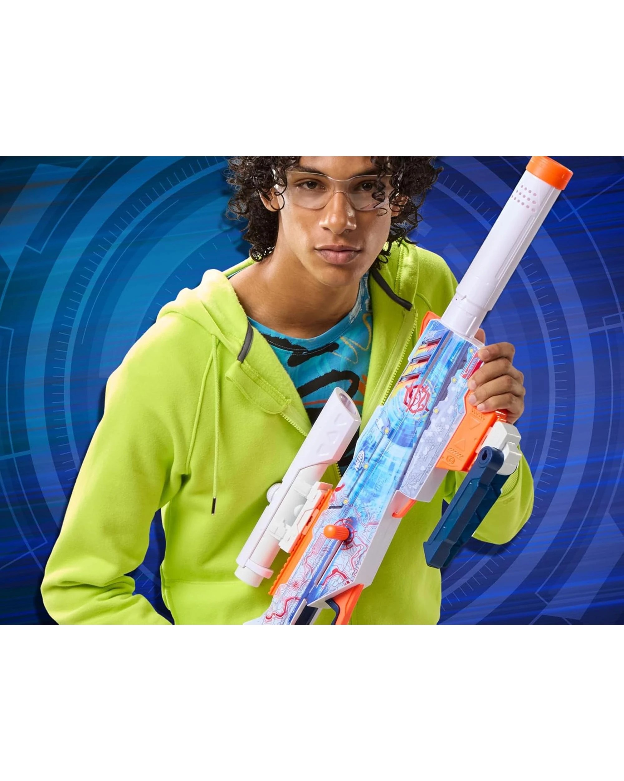 5 NERF Loadout Arctic Zerostriker Dart Blaster, 5 of 7