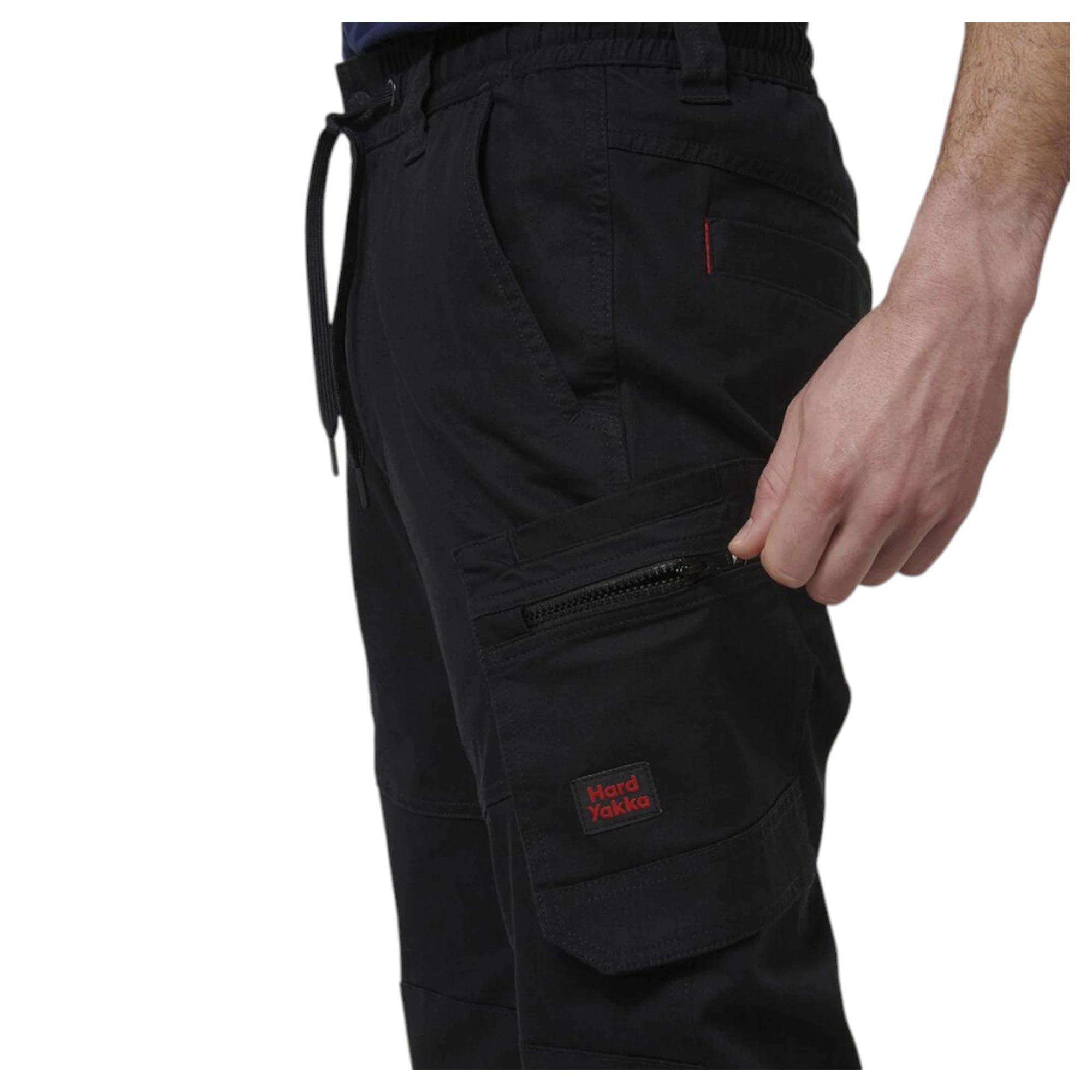 7 Hard Yakka Mens Toughmaxx Work Pants Black, 7 of 9