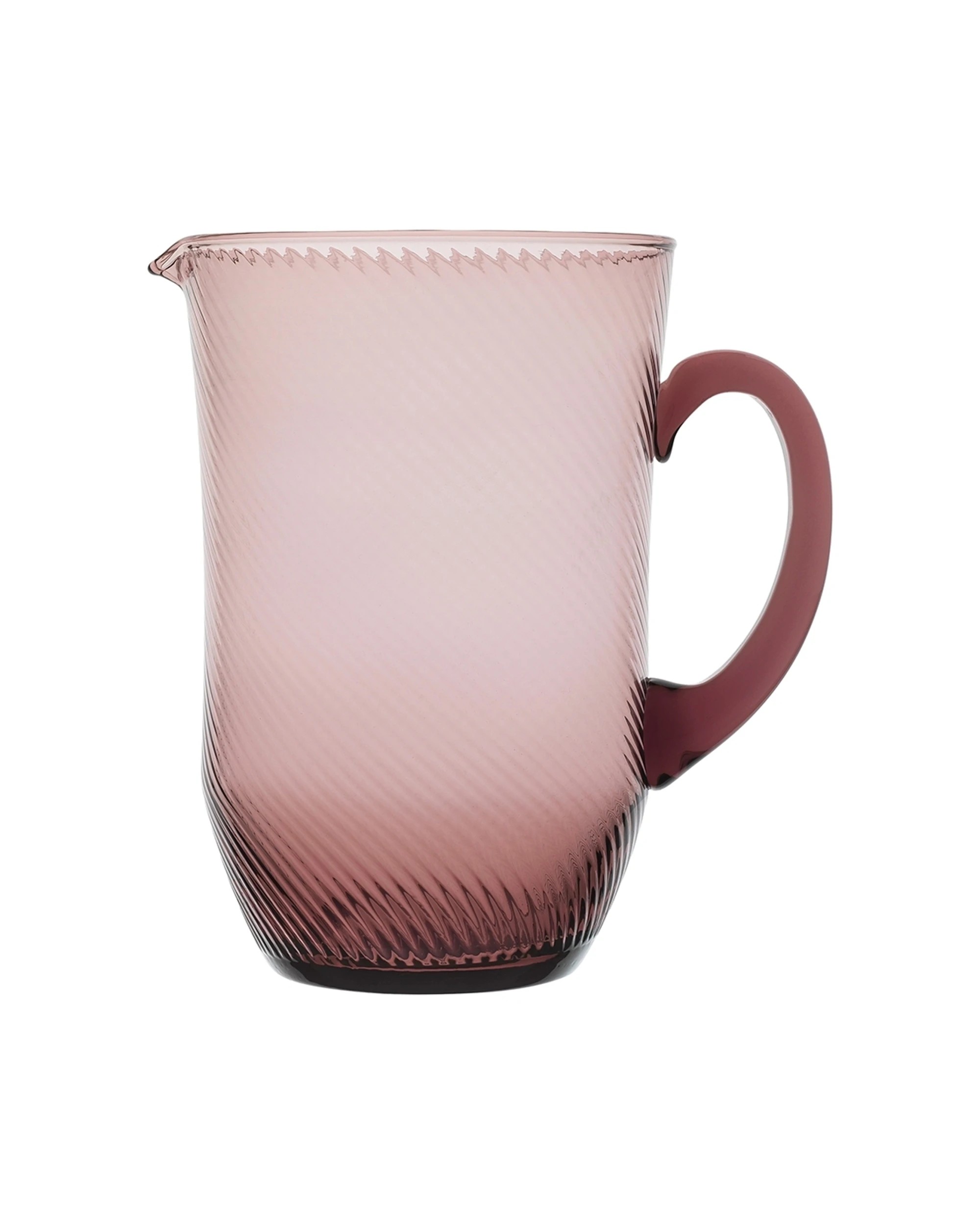1 Ecology Aveline Glass Drinking Serving Jug With Handle 2.0L Soda Glass Plum - Purple, 1 of 1