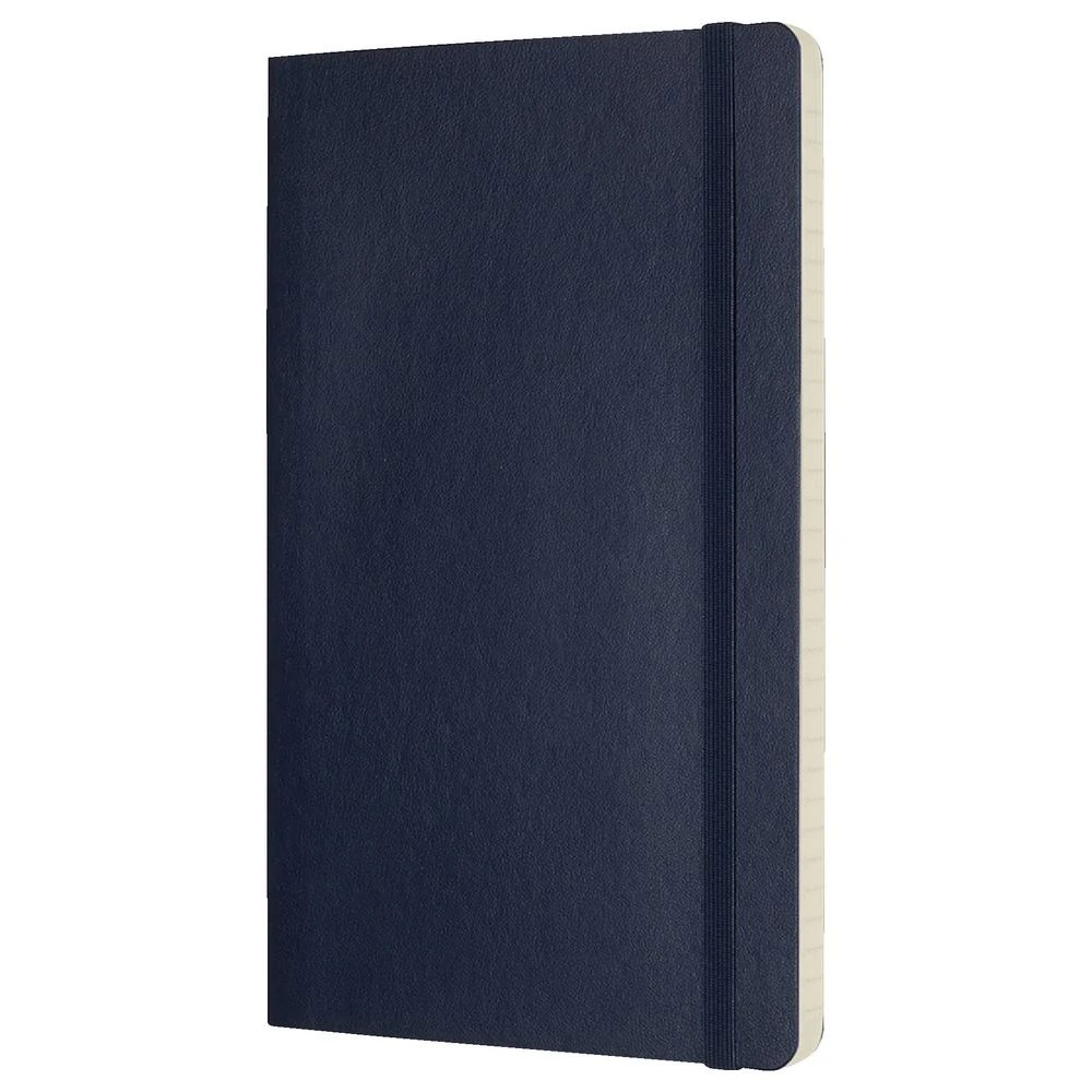 2 Moleskine Soft Cover Notebook Ruled Large Sapphire Blue, 2 of 5