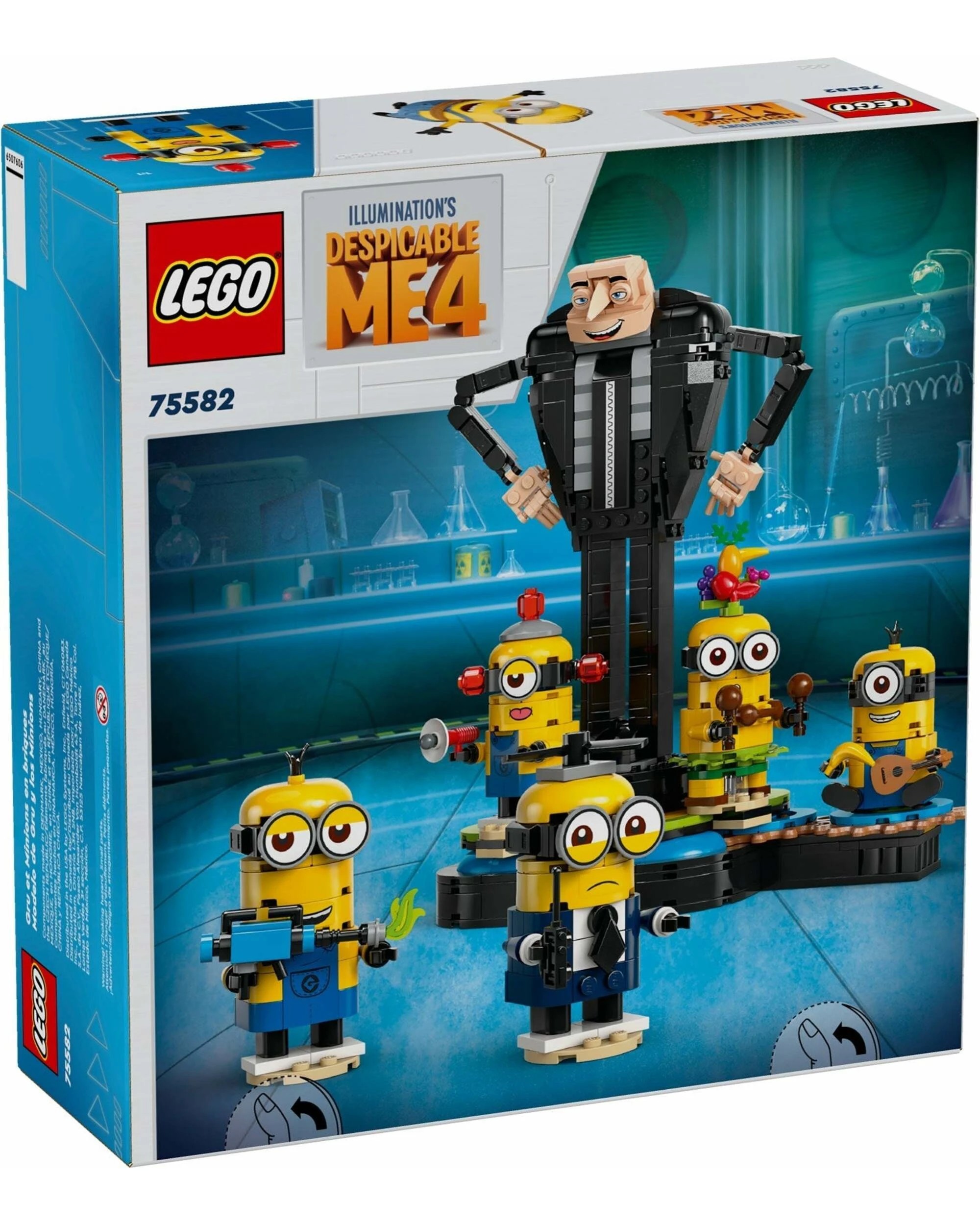 2 LEGO 75582 Despicable Me Brick-Built Gru and Minions, 2 of 5
