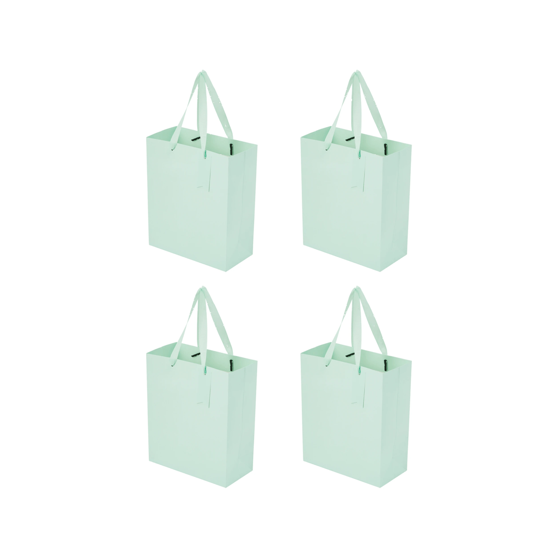 1 4 Pack Multi Green Gift Bags - Medium, 1 of 4