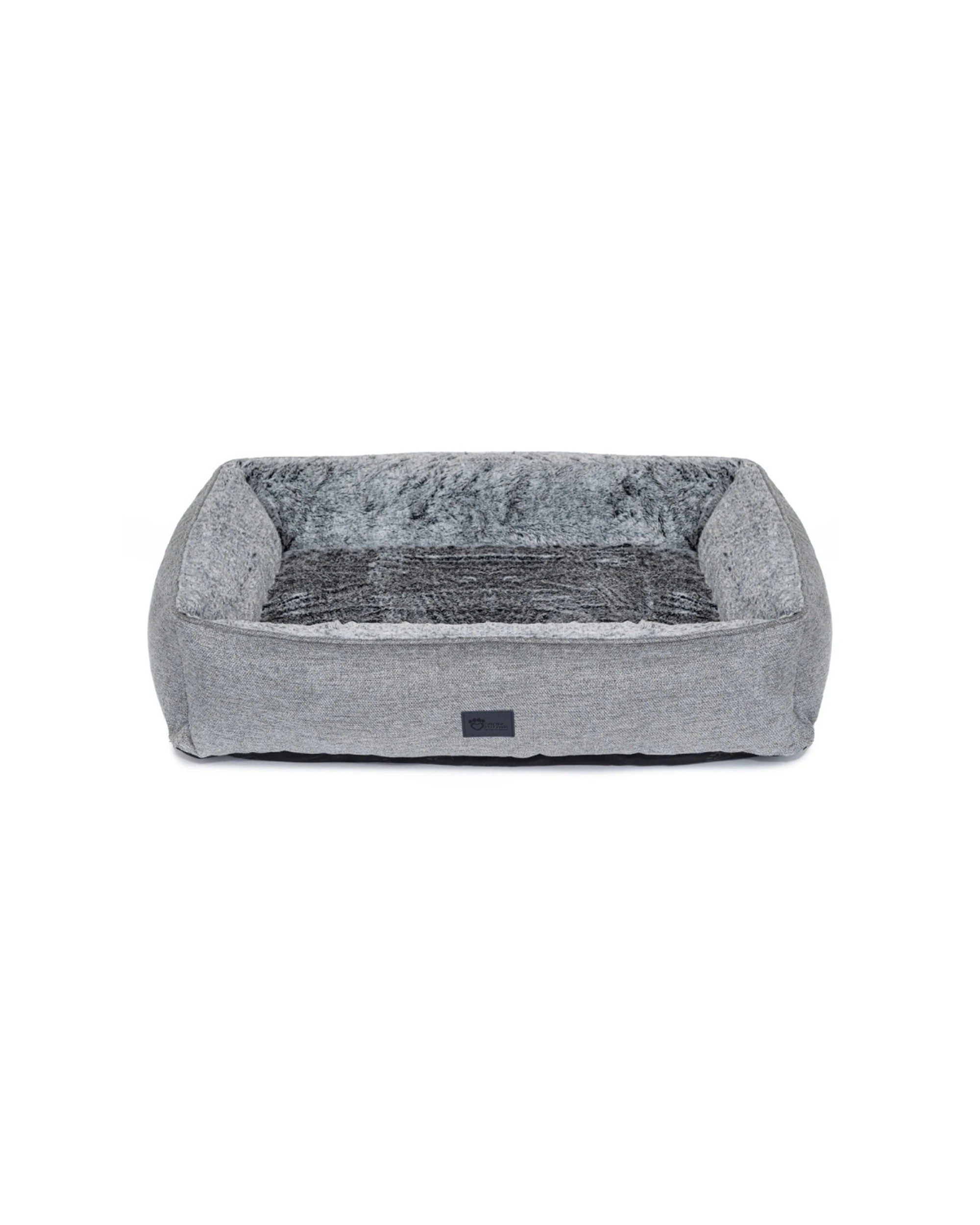 1 SUPERIOR PET GOODS Ortho Dog Lounger Orthopedic Foam Bed Machine Washable. - Grey, 1 of 5