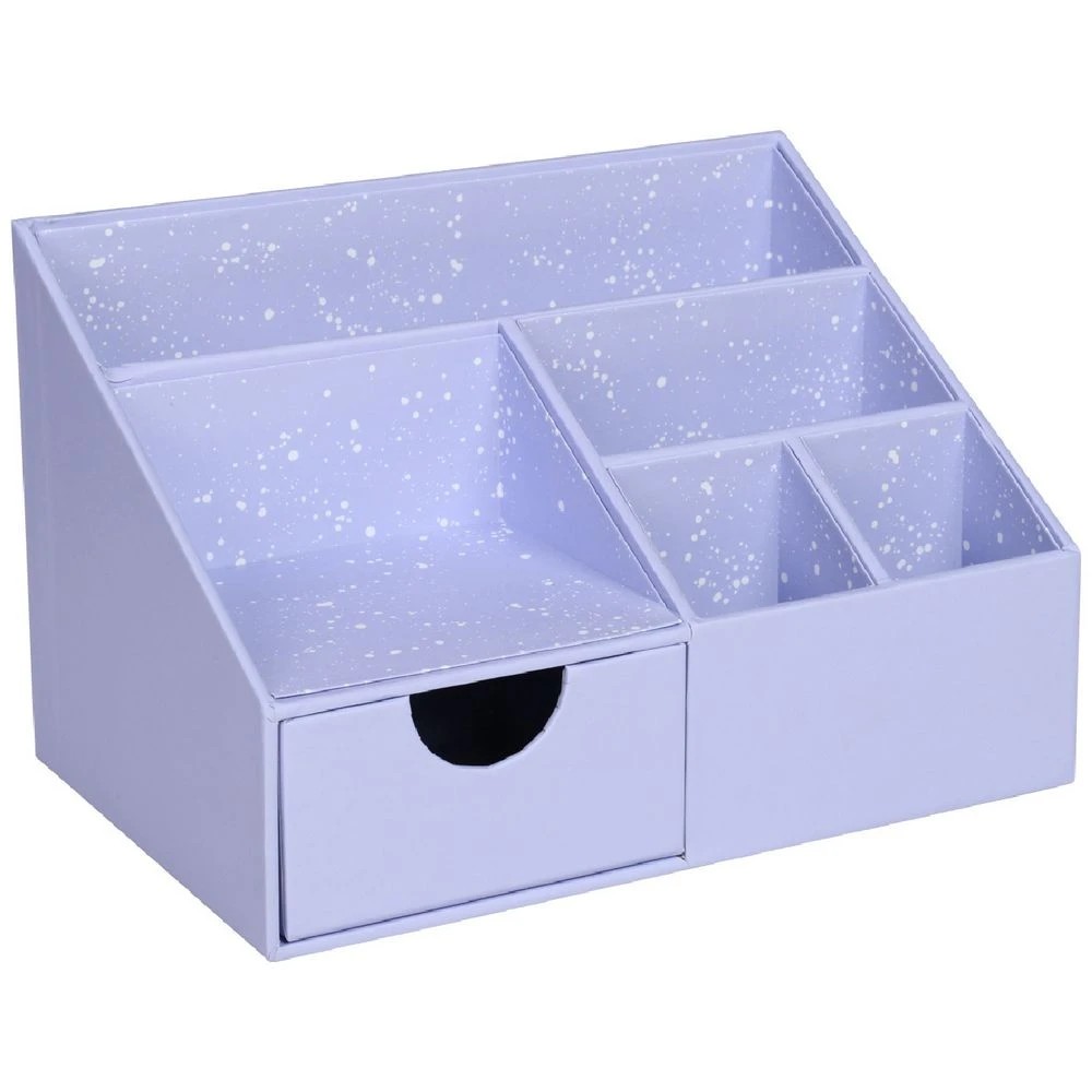 1 Otto Pastel Desk Organiser Purple, 1 of 5
