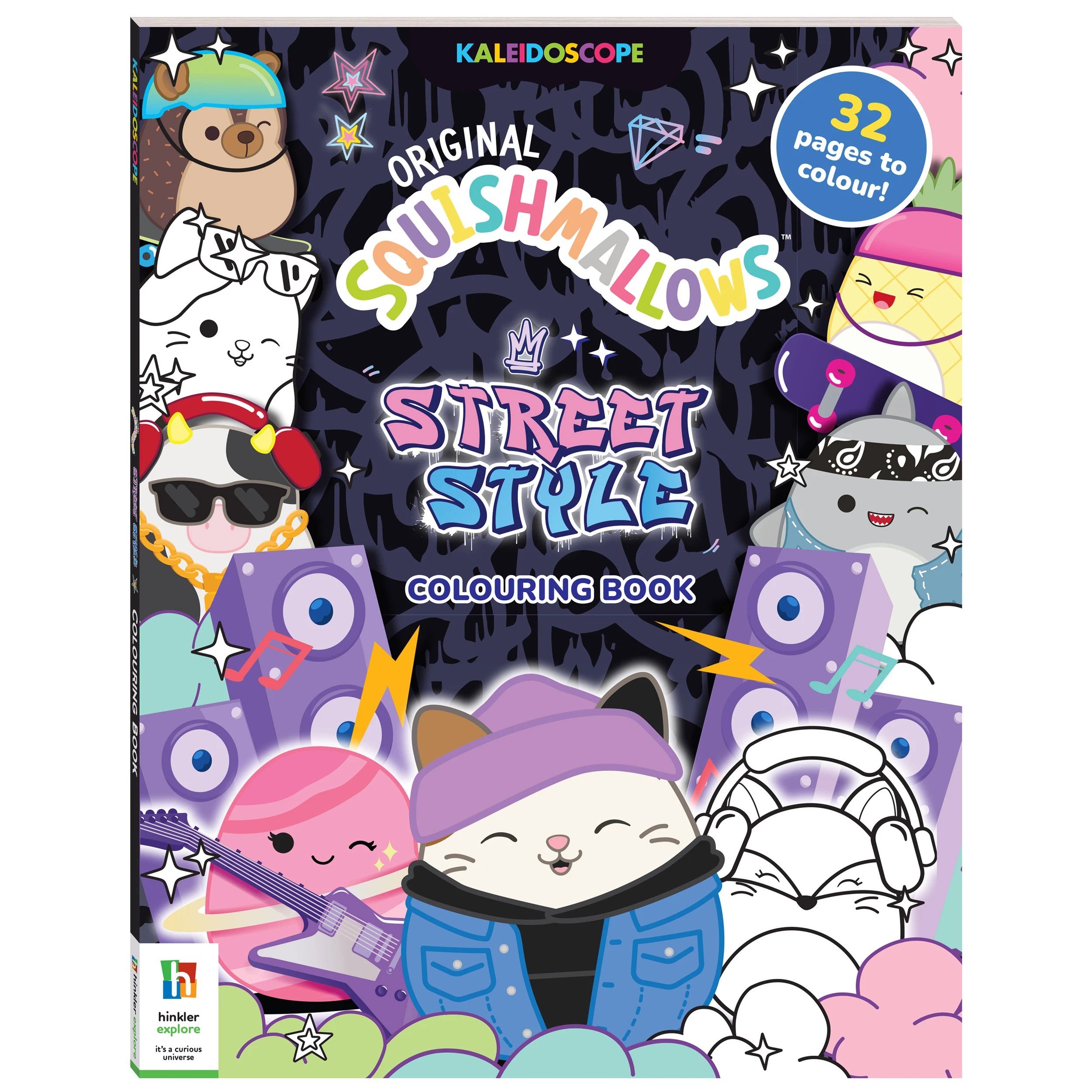 1 Kaleidoscope Original Squishmallows Street Style Colouring Book, 1 of 5