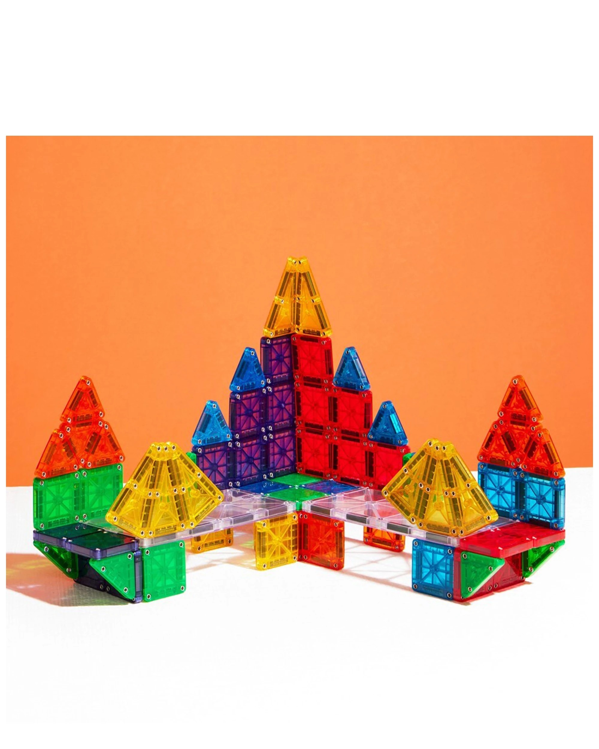 2 Magna-tiles 70pc Micromags Magnetic Tiles Kids Building Toy Ages 3 Plus - Compatible Set - Multi, 2 of 3