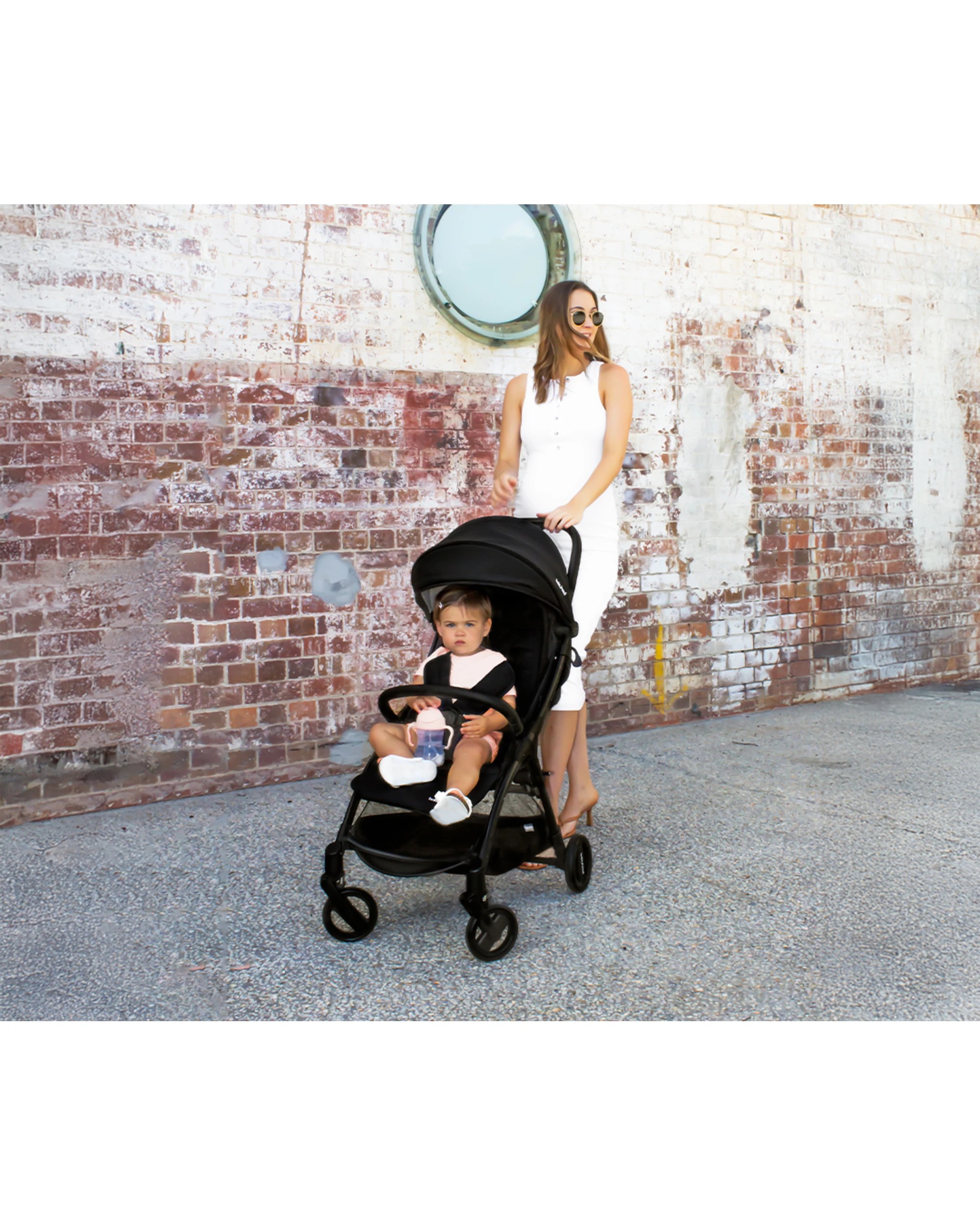 2 Babyhood Air Compact Stroller Black, 2 of 5