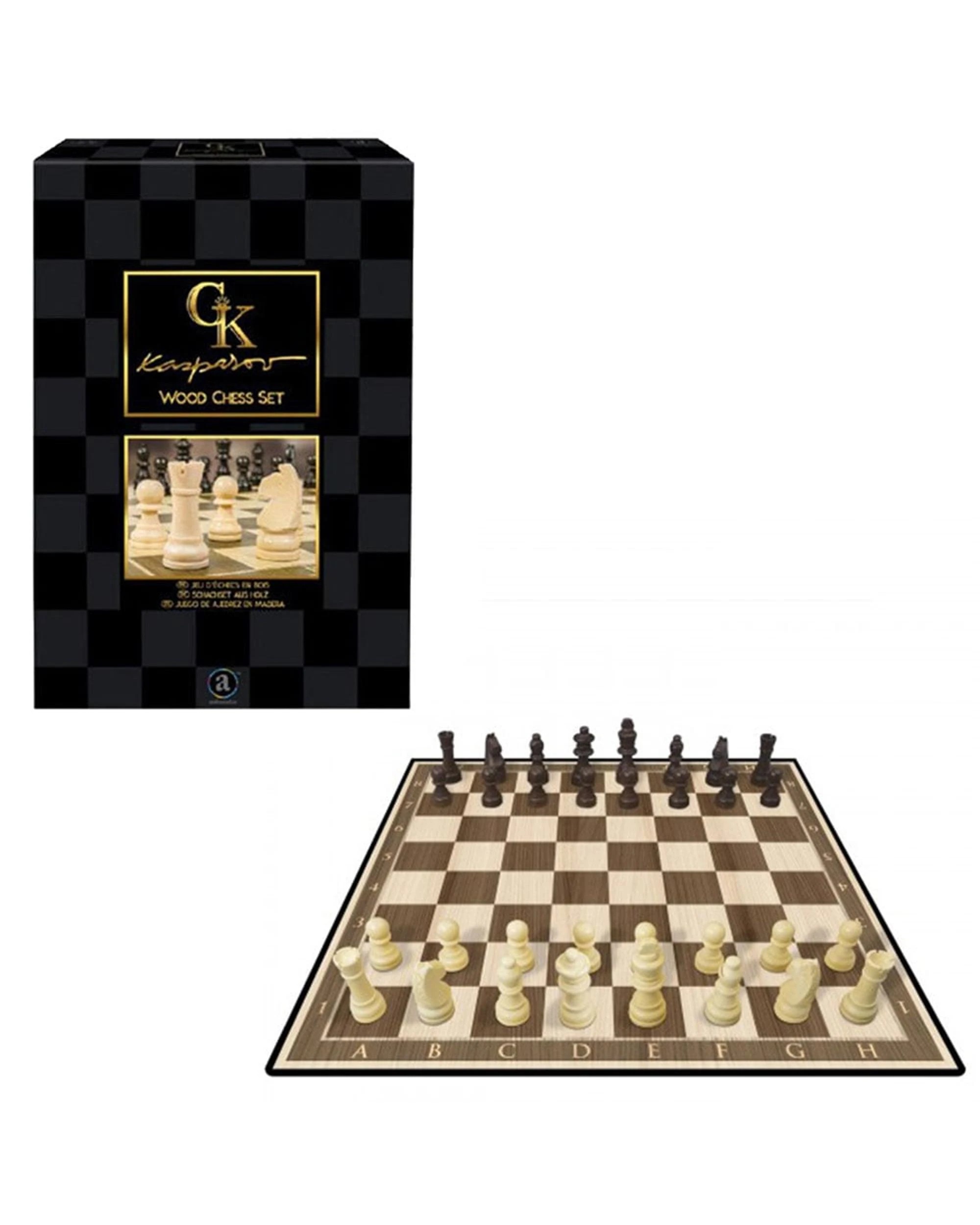 1 Kasparov Wooden Chess Set, 1 of 1