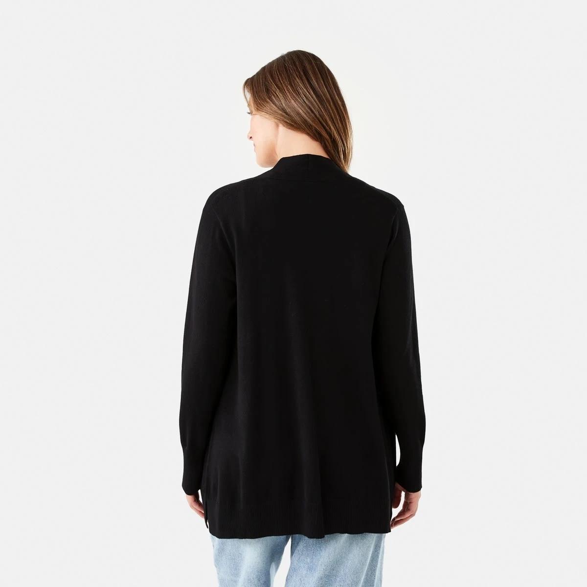 3 Edge to Edge Cardigan Black, 3 of 6