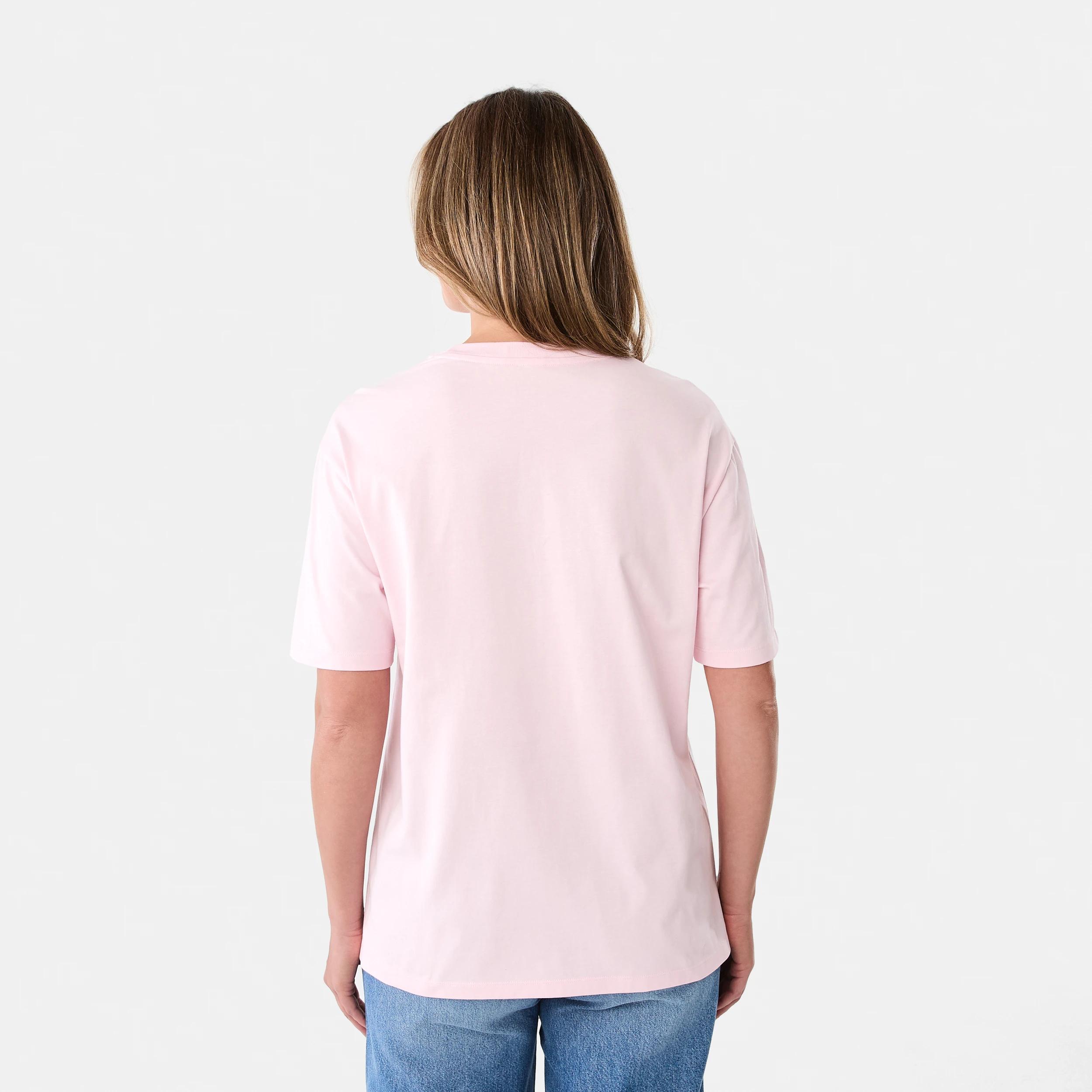 3 Short Sleeve Oversized Boyfriend T-shirt Bllet Pink, 3 of 5