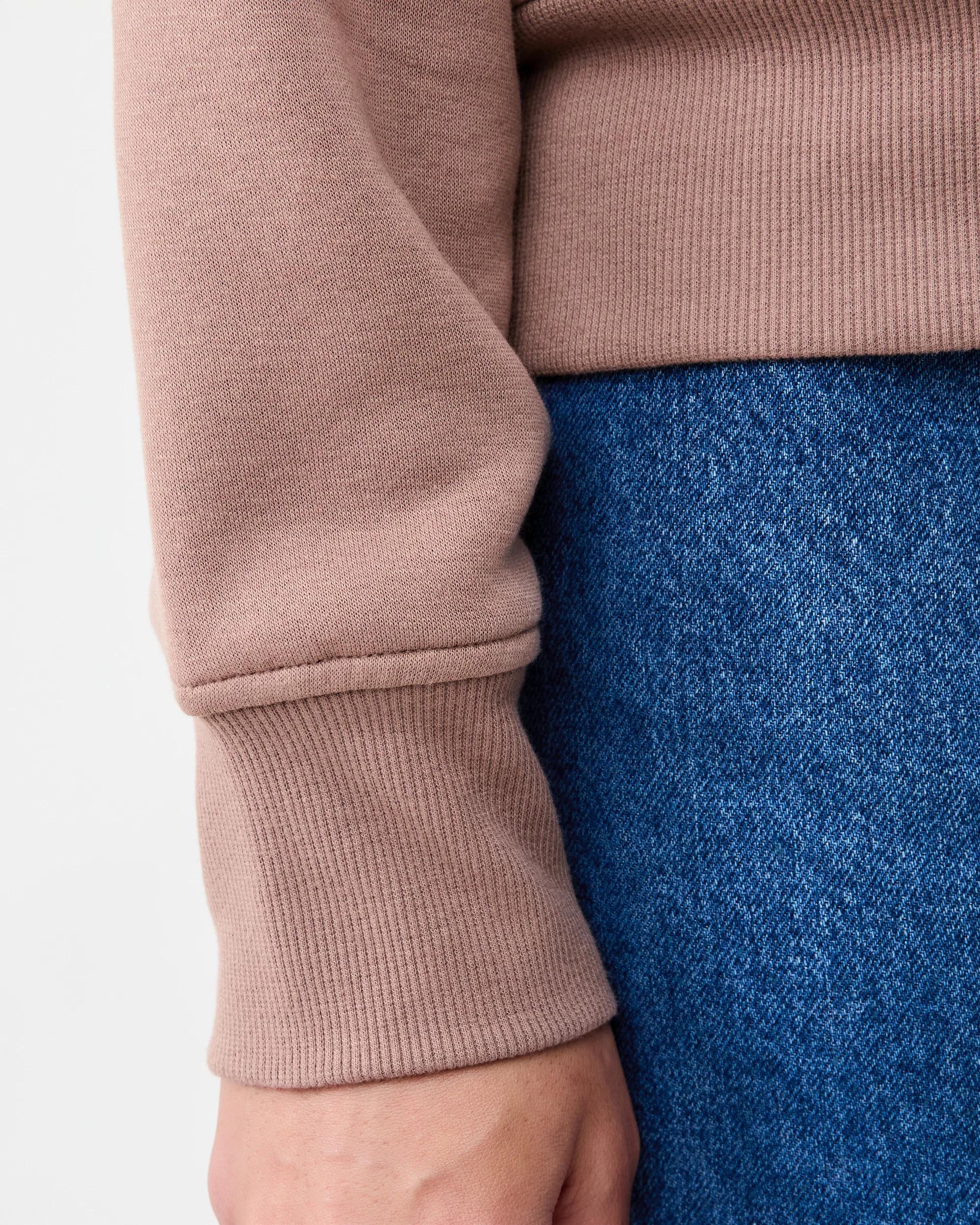 8 Long Sleeve Sherpa Zip Through Hoodie Snp Brn, 8 of 8