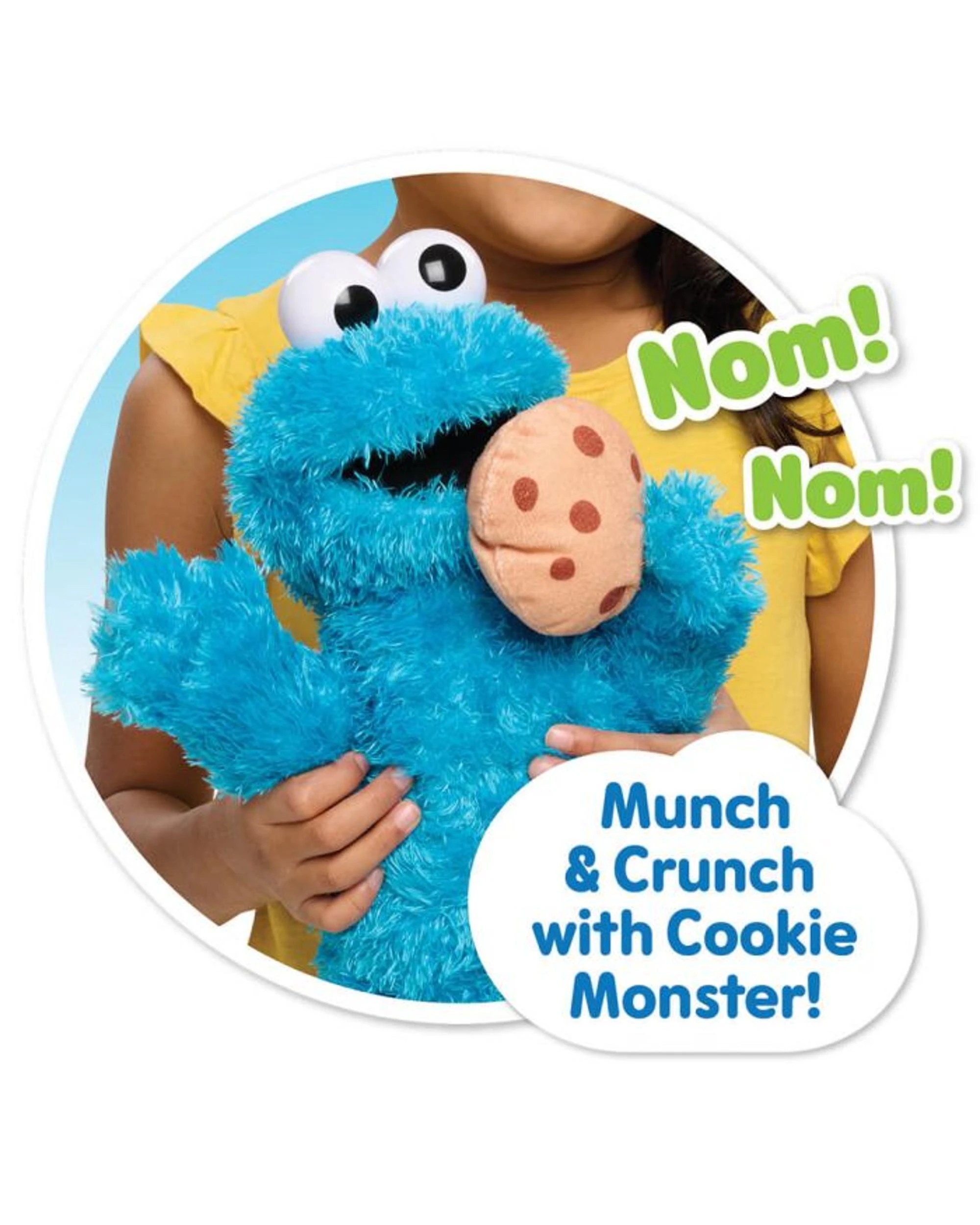 5 Just Play Sesame Street Nom Nom Cookie Monster Animated Plush, 5 of 5