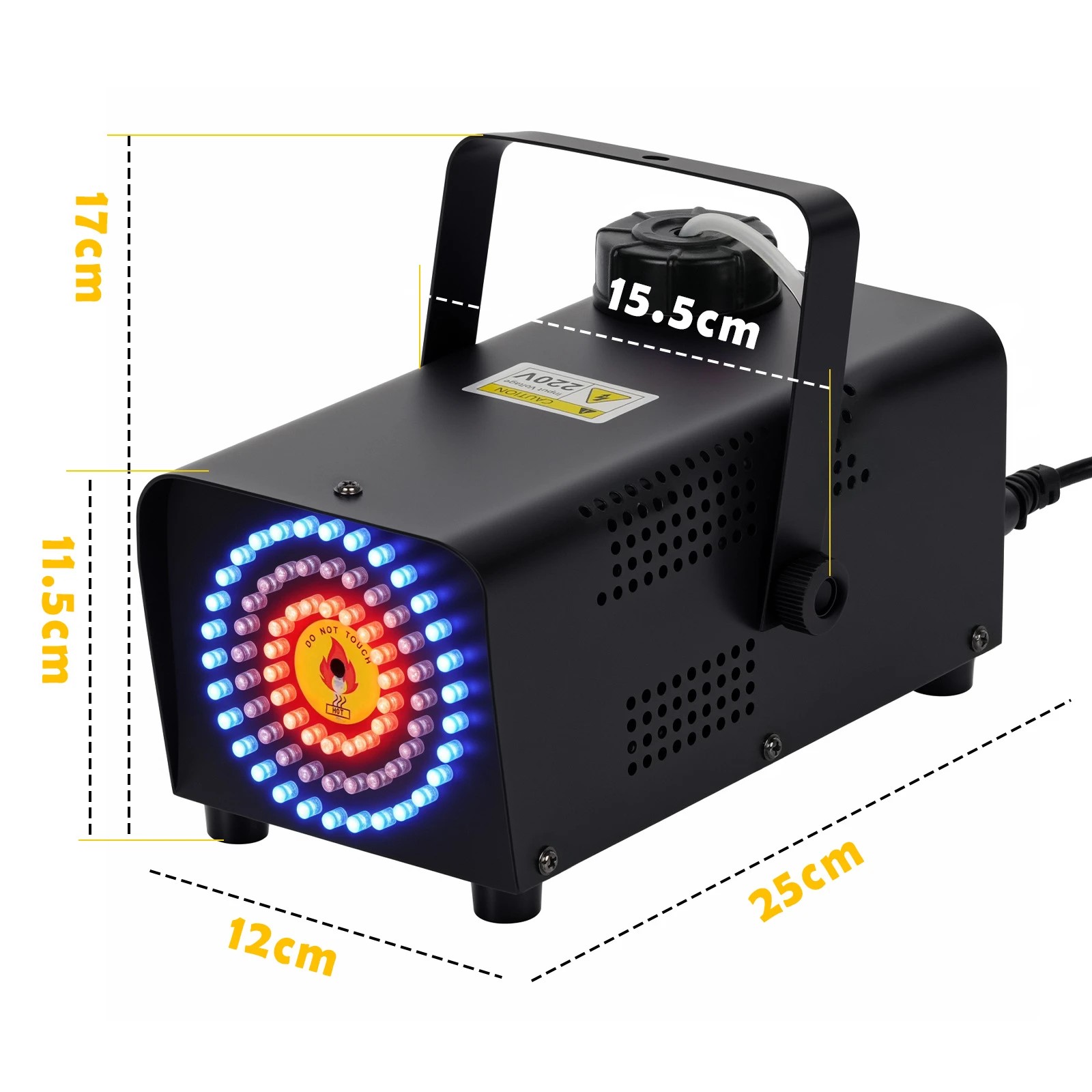 7 Advwin 750W Fog Machine - Black, 7 of 7