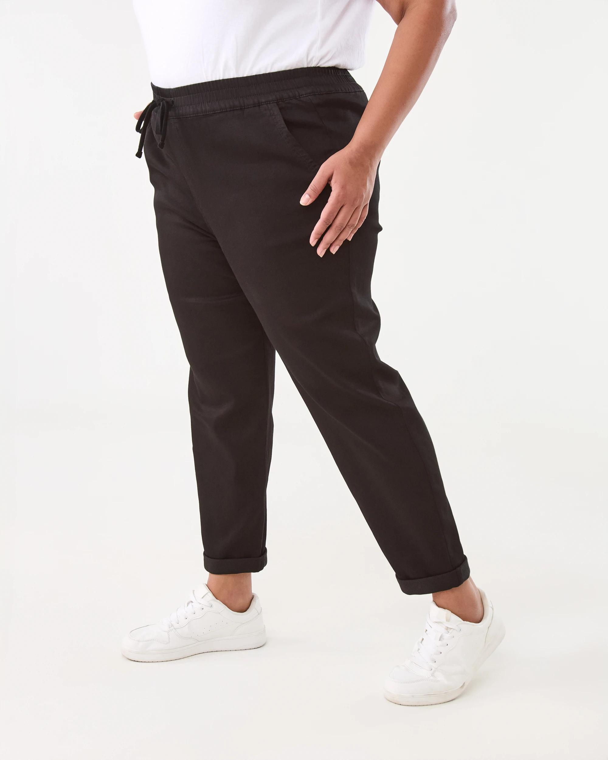 2 Curve Denim Joggers Black, 2 of 6
