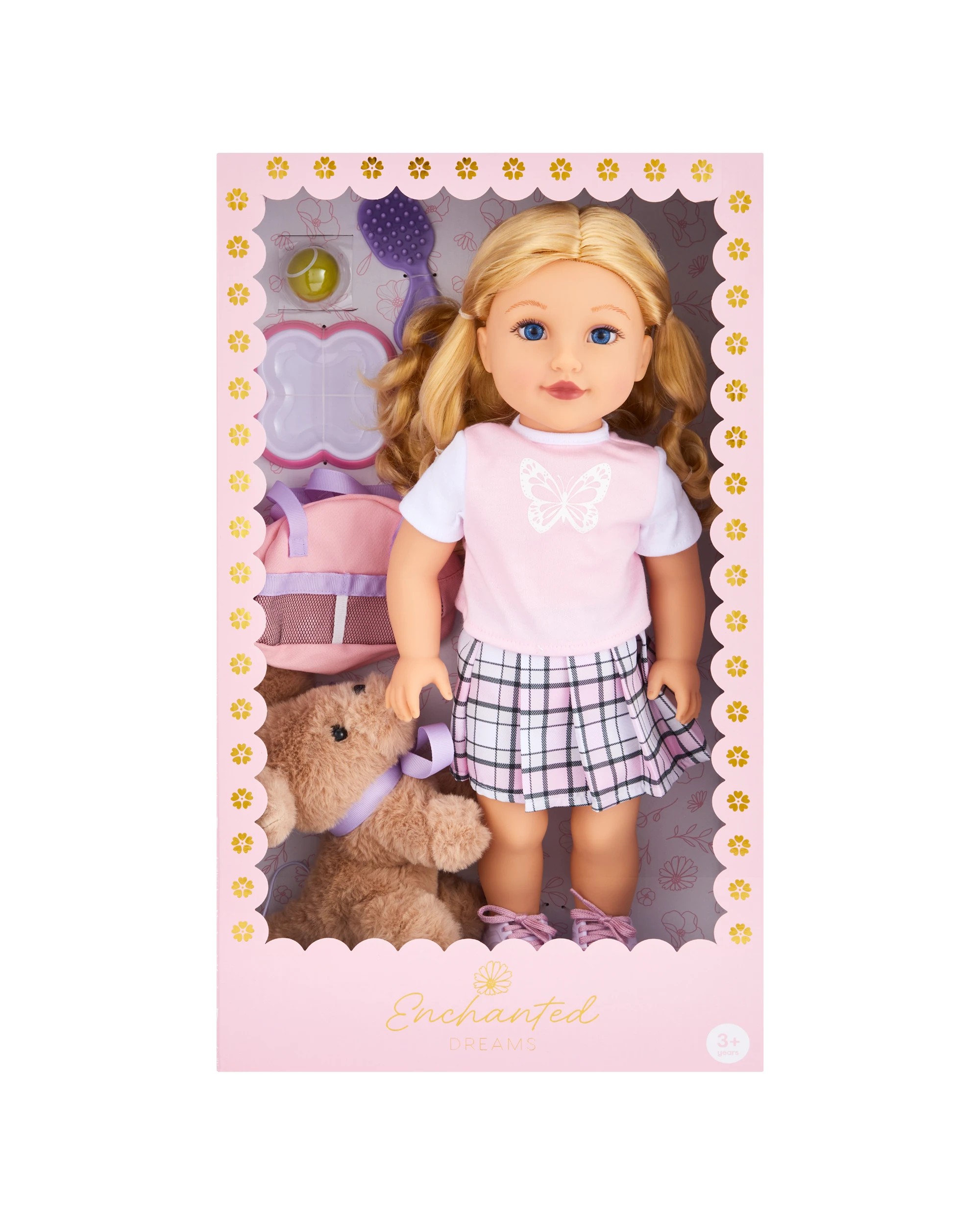 1 45cm Enchanted Dreams Doll and Puppy Playset, 1 of 7