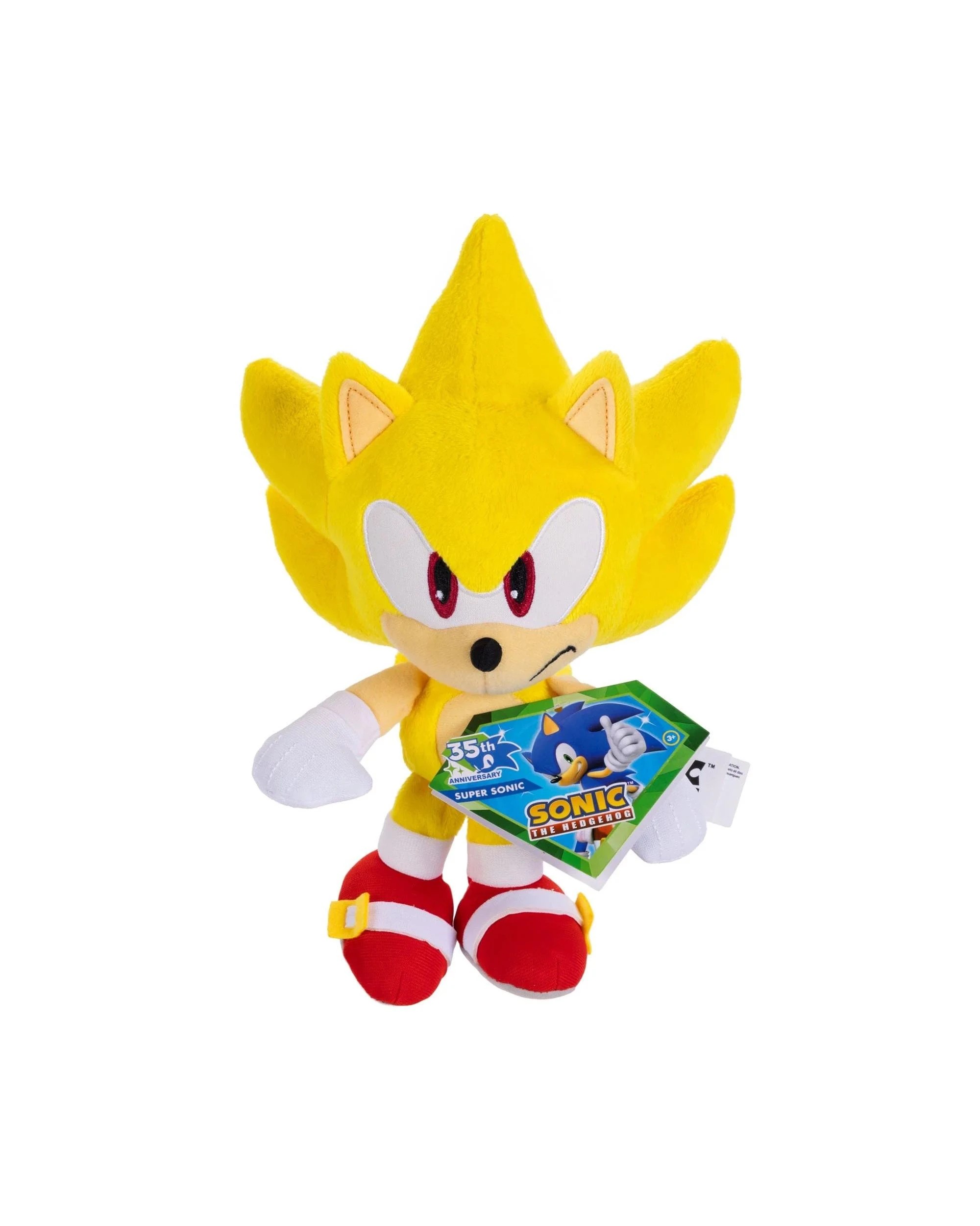 1 Sonic the Hedgehog Modern Super Sonic 9 inch Plush, 1 of 2