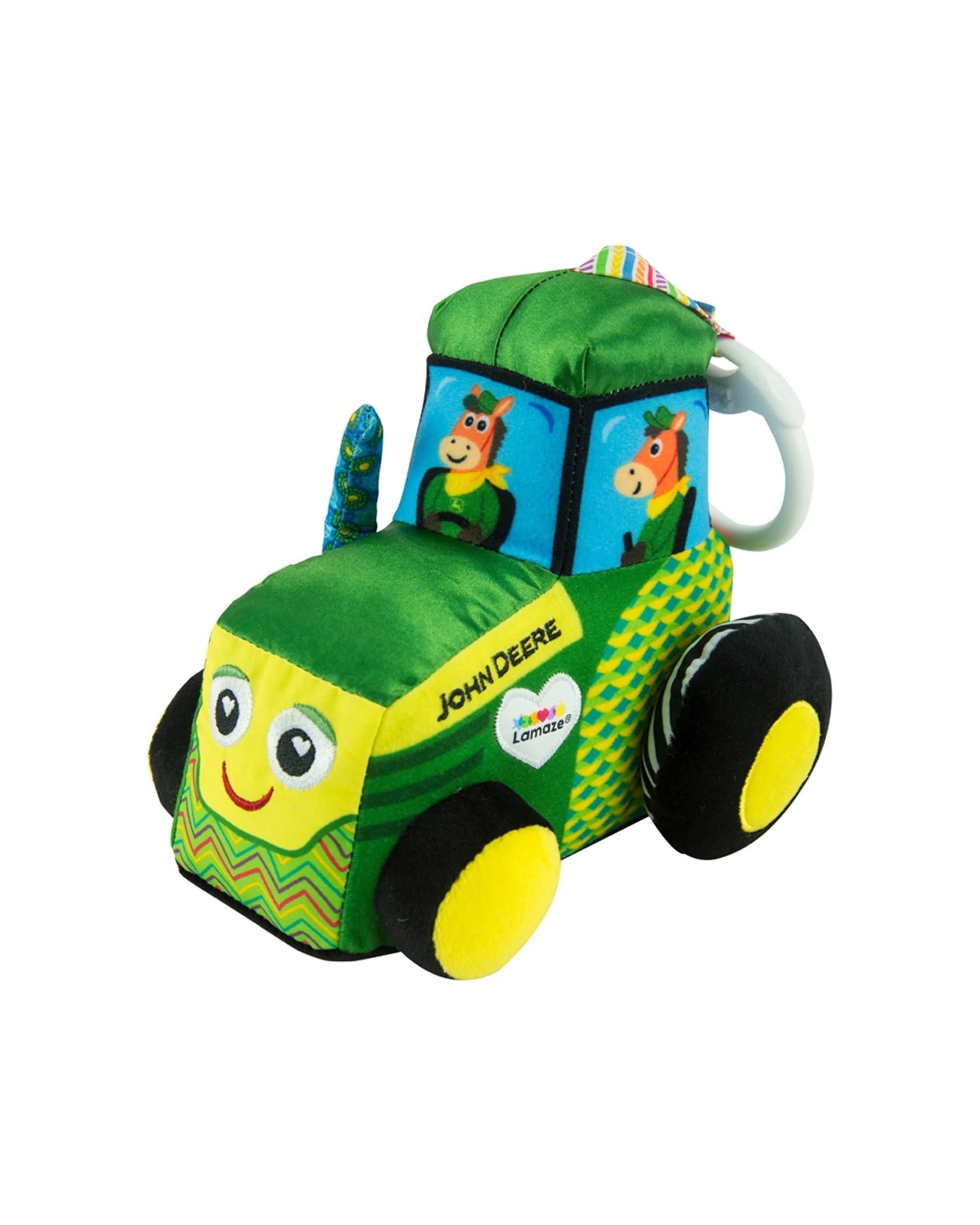 1 Lamaze John Deere Clip and Go Tractor Developmental Engagement Toy - Multi, 1 of 5