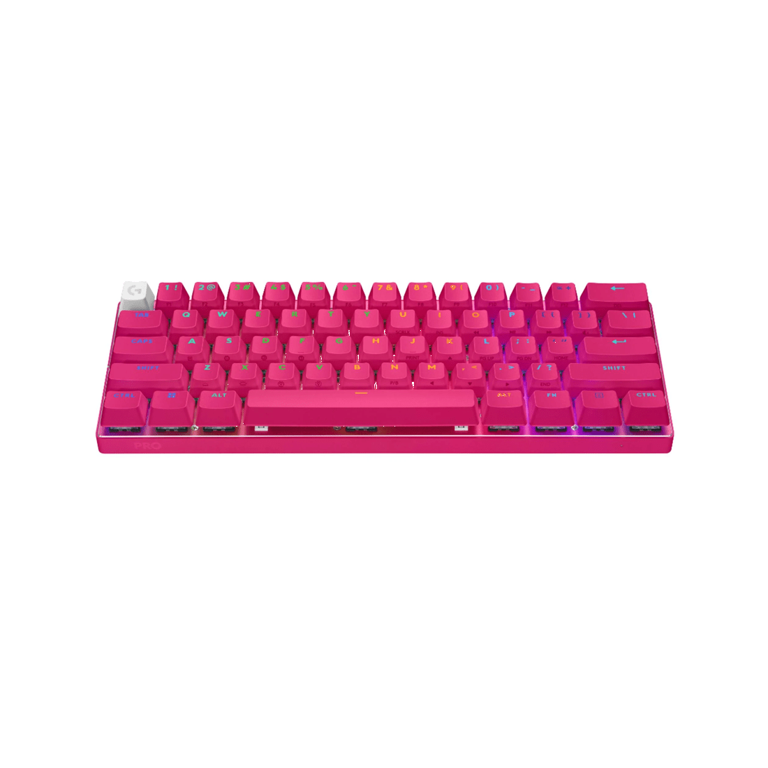 1 Logitech G Pro X 60 LIGHTSPEED Gaming Keyboard - Magenta - Pink, 1 of 5