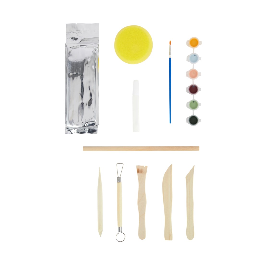 2 Air Dry Clay Pottery Starter Kit, 2 of 3