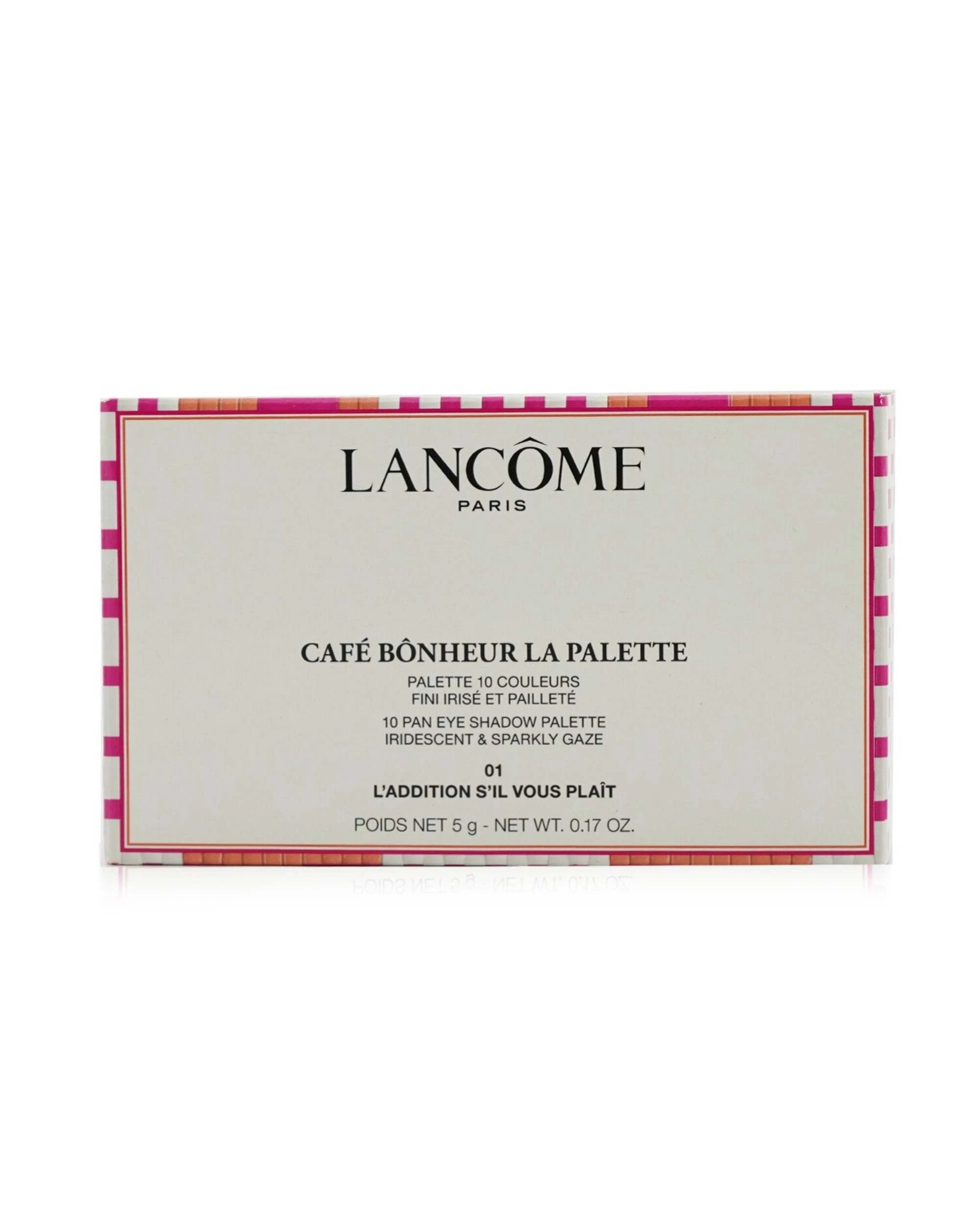 3 Lancome Cafe Bonheur La Palette (10x Eye Shadow) (Limited Edition) - #01 L'Addition S'il Vous Plait  5g/0.17oz, 3 of 3