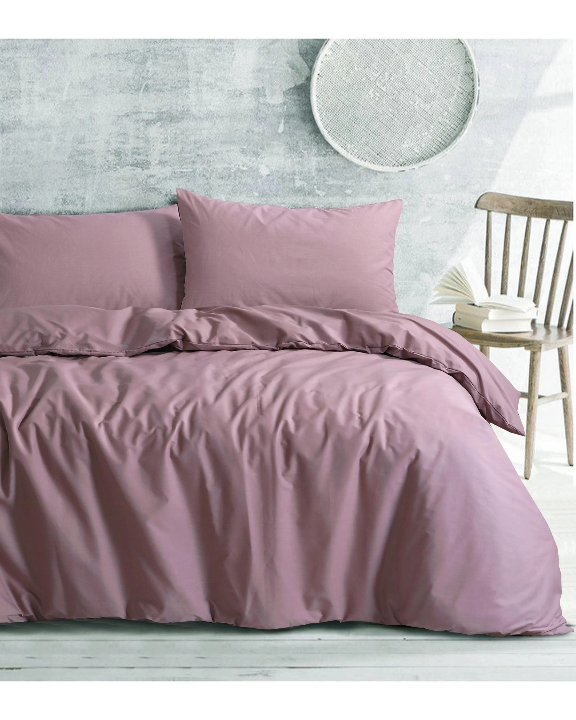 2 Amsons Royale Cotton Quilt Cover Set - Super King Bed - Pink, 2 of 2
