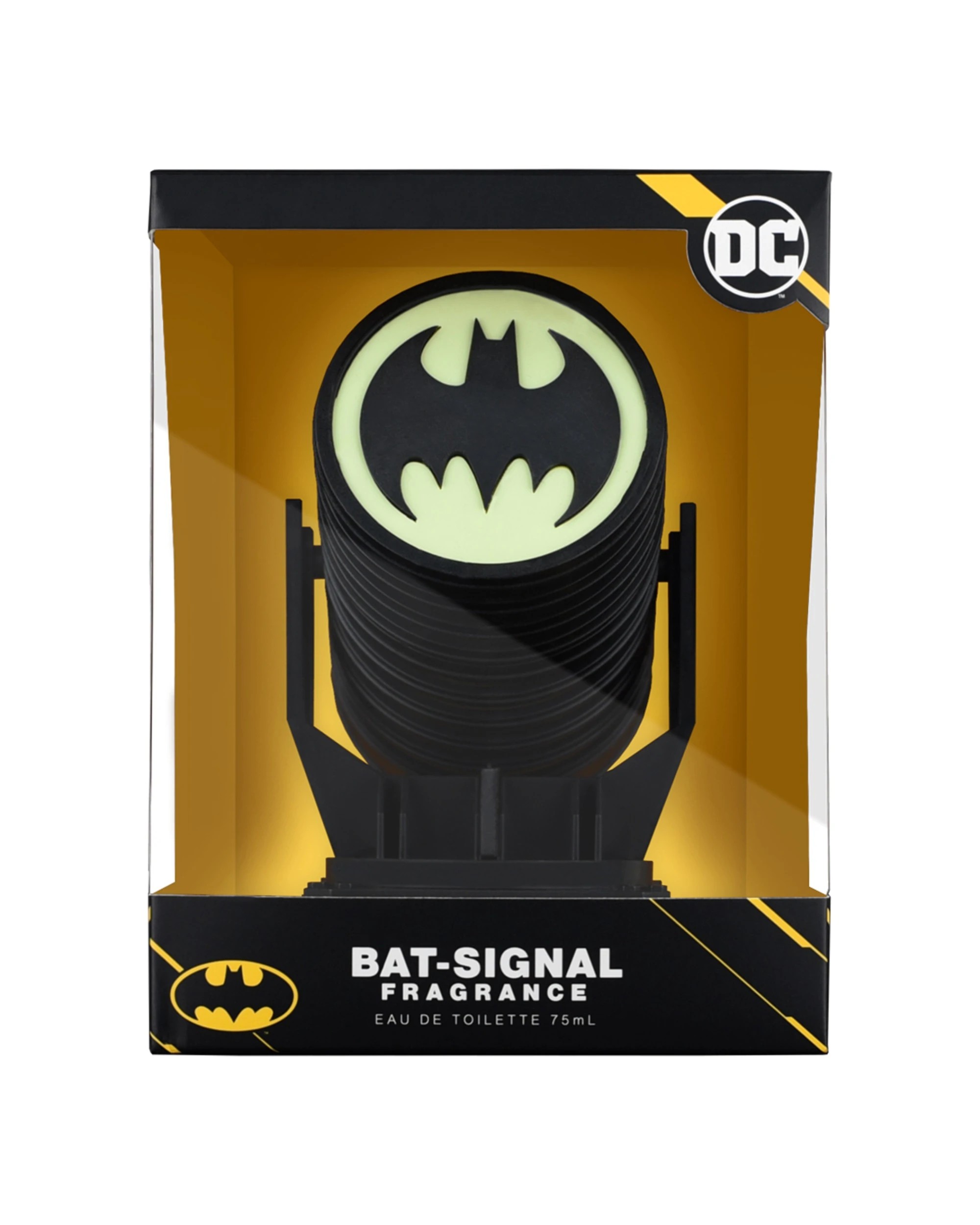 1 DC Bat-Signal Fragrance Eau Spray Perfume De Toilette 75ml - Black, 1 of 2