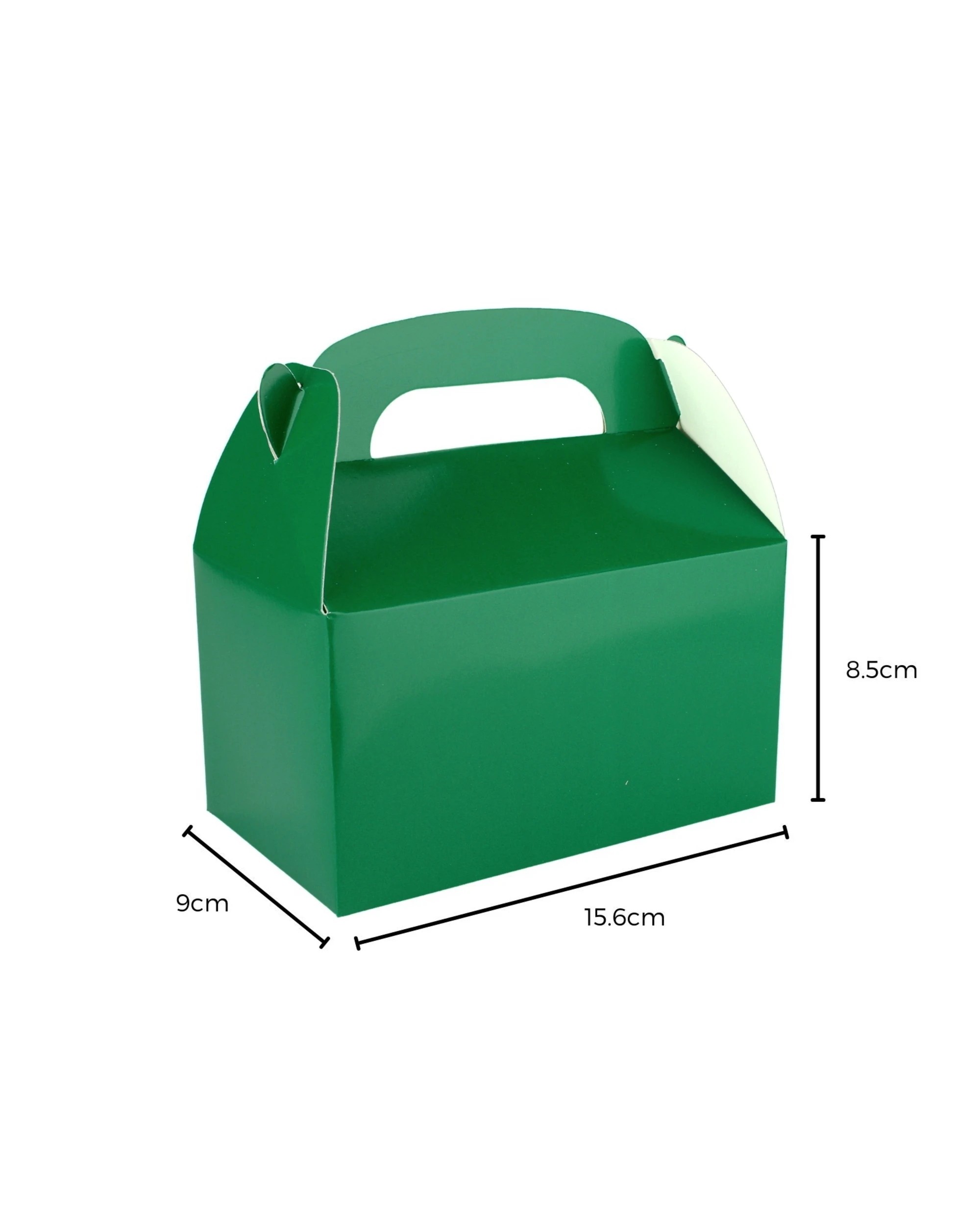 2 Partyrama Green Lolly/Treat Boxes with Handle Pack of 6 - Green, 2 of 2