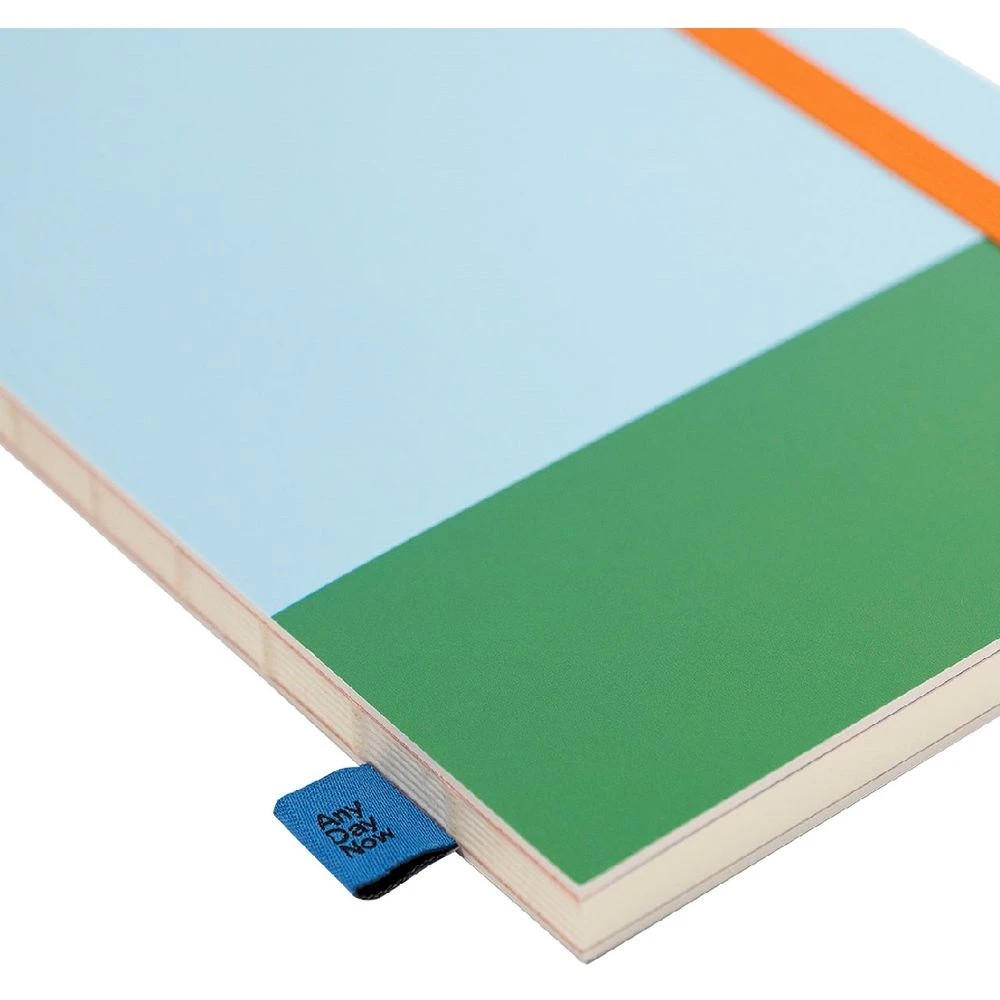 5 Any Day Now Bound Brights A5 Ruled Notebook Blue and Green, 5 of 5