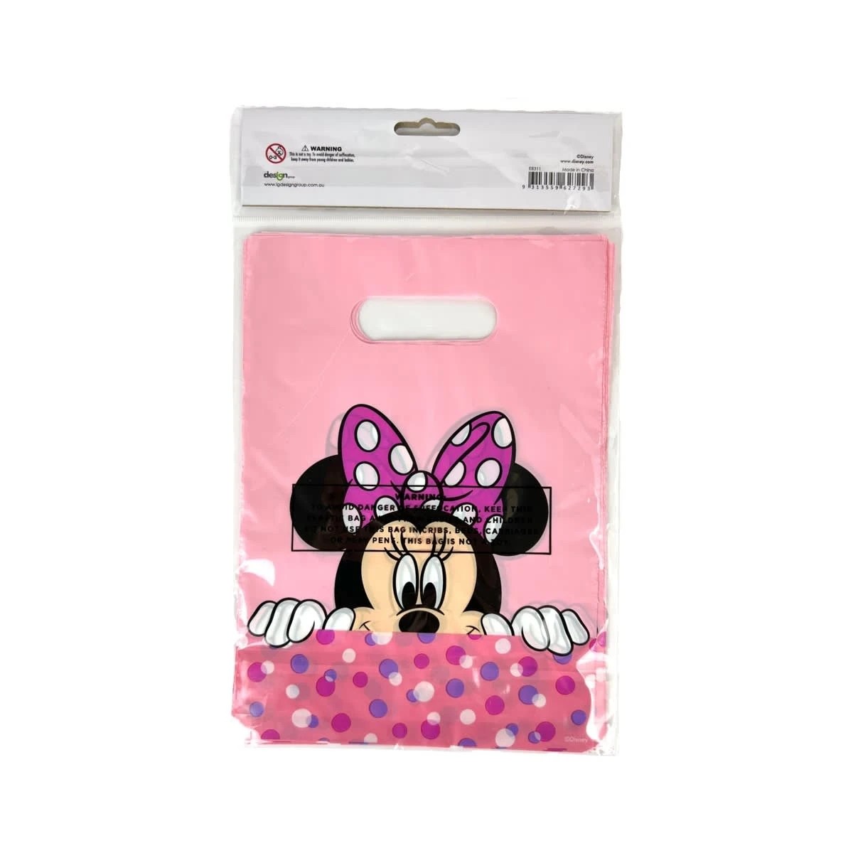 2 8 Pack Disney Minnie Mouse Party Bags, 2 of 3