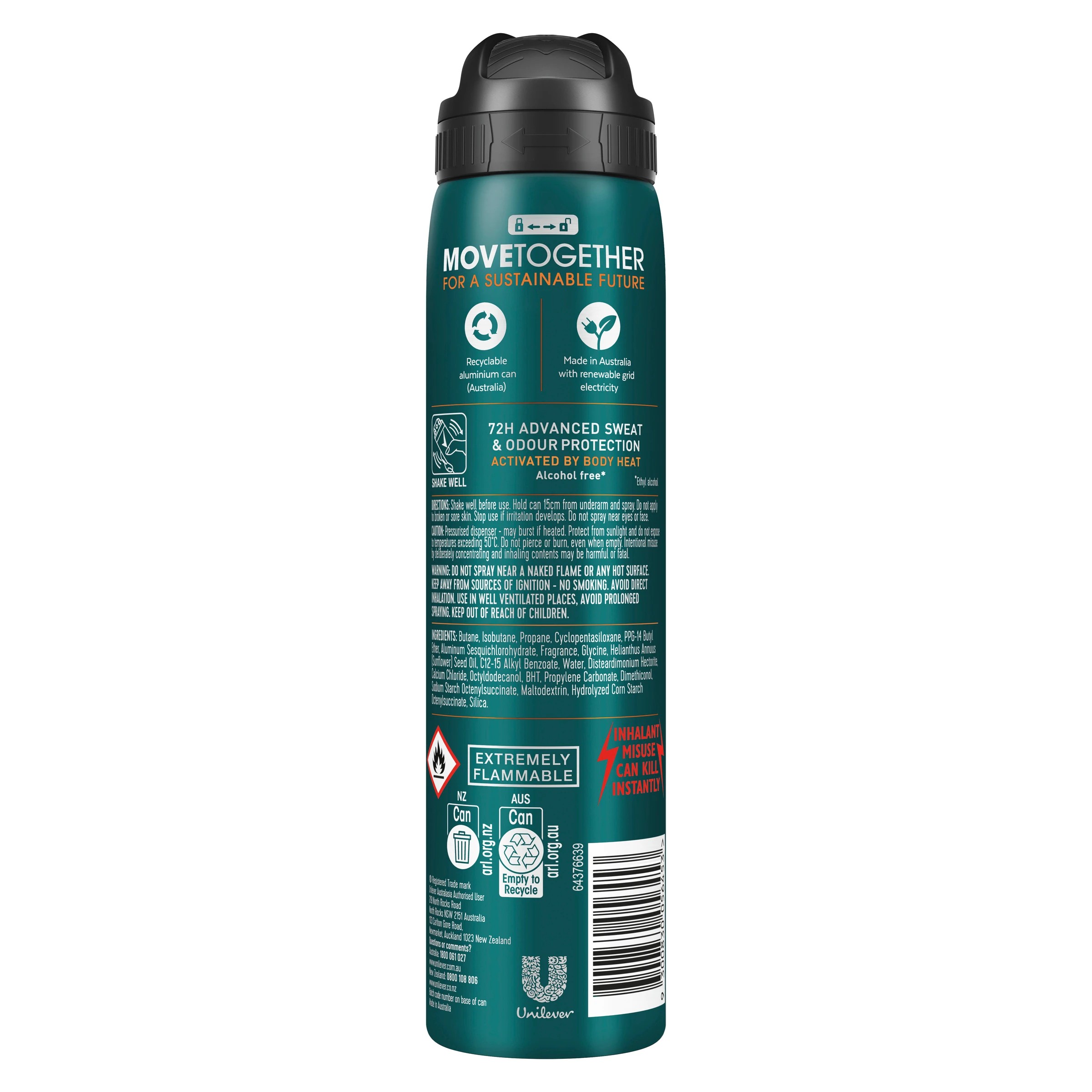 2 Rexona Advanced Protection Workout Antiperspirant 220ml, 2 of 7