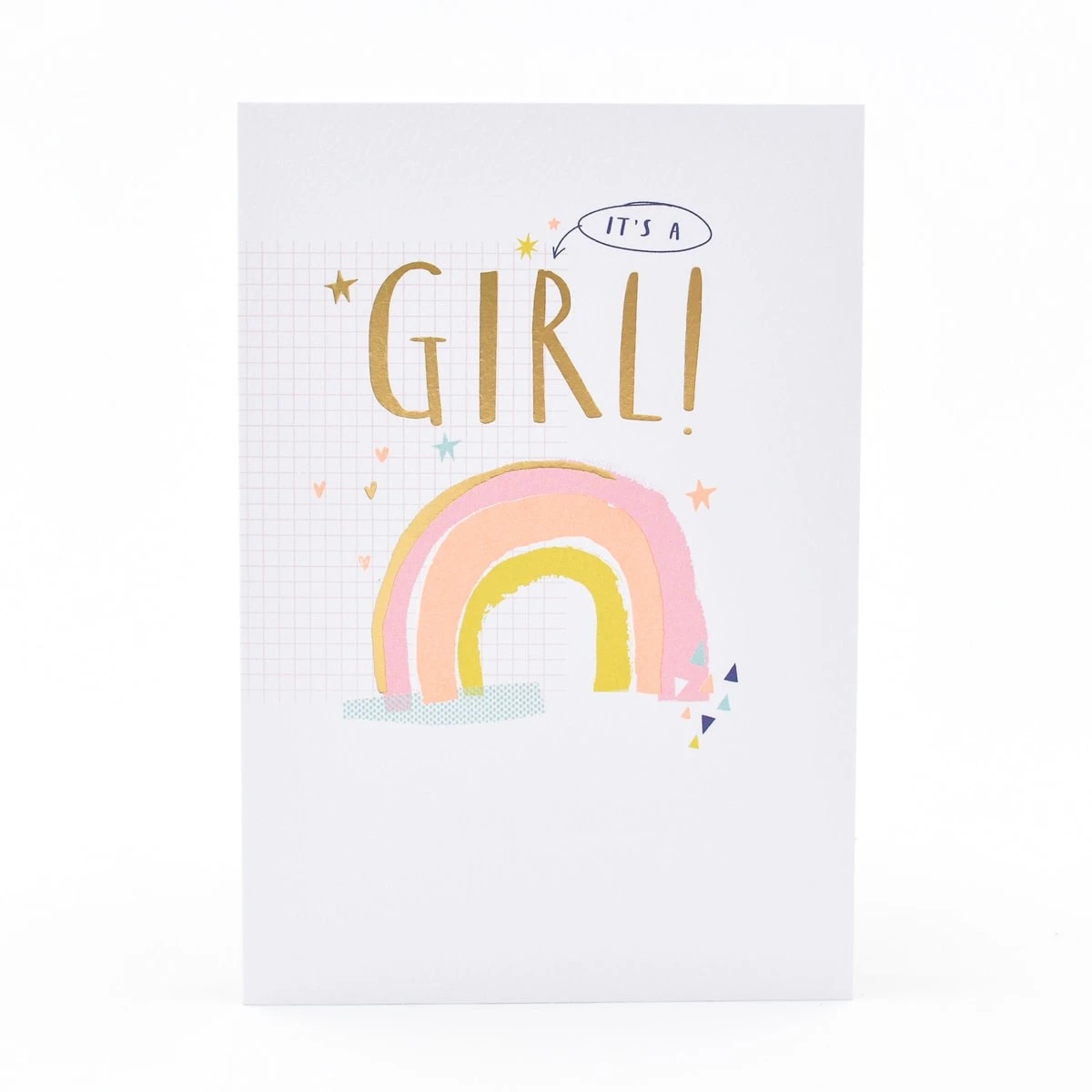 1 Hallmark New Baby Girl Card - Rainbow, 1 of 3