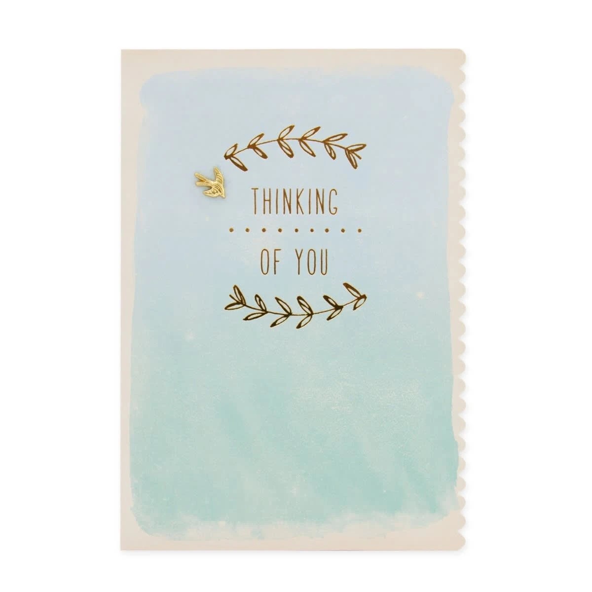 3 Connections from Hallmark Thinking of You Greeting Card - Watercolour Blue, 3 of 3