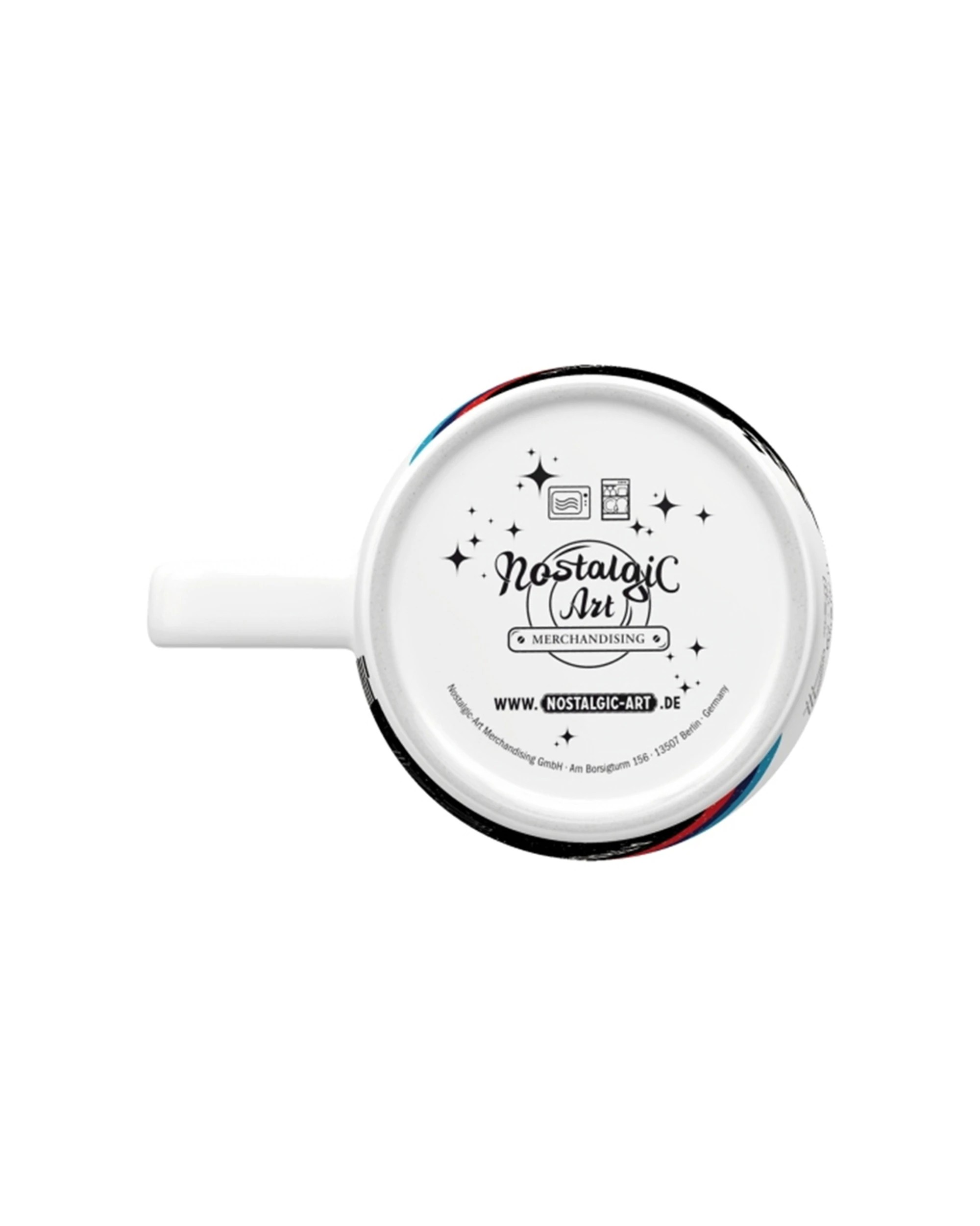 4 Nostalgic-Art Ceramic Mug 330ml Mug - BMW Motorsport Retro Design - Black, 4 of 4