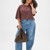 BURGUNDY/SOFT BLUSH STRIPE