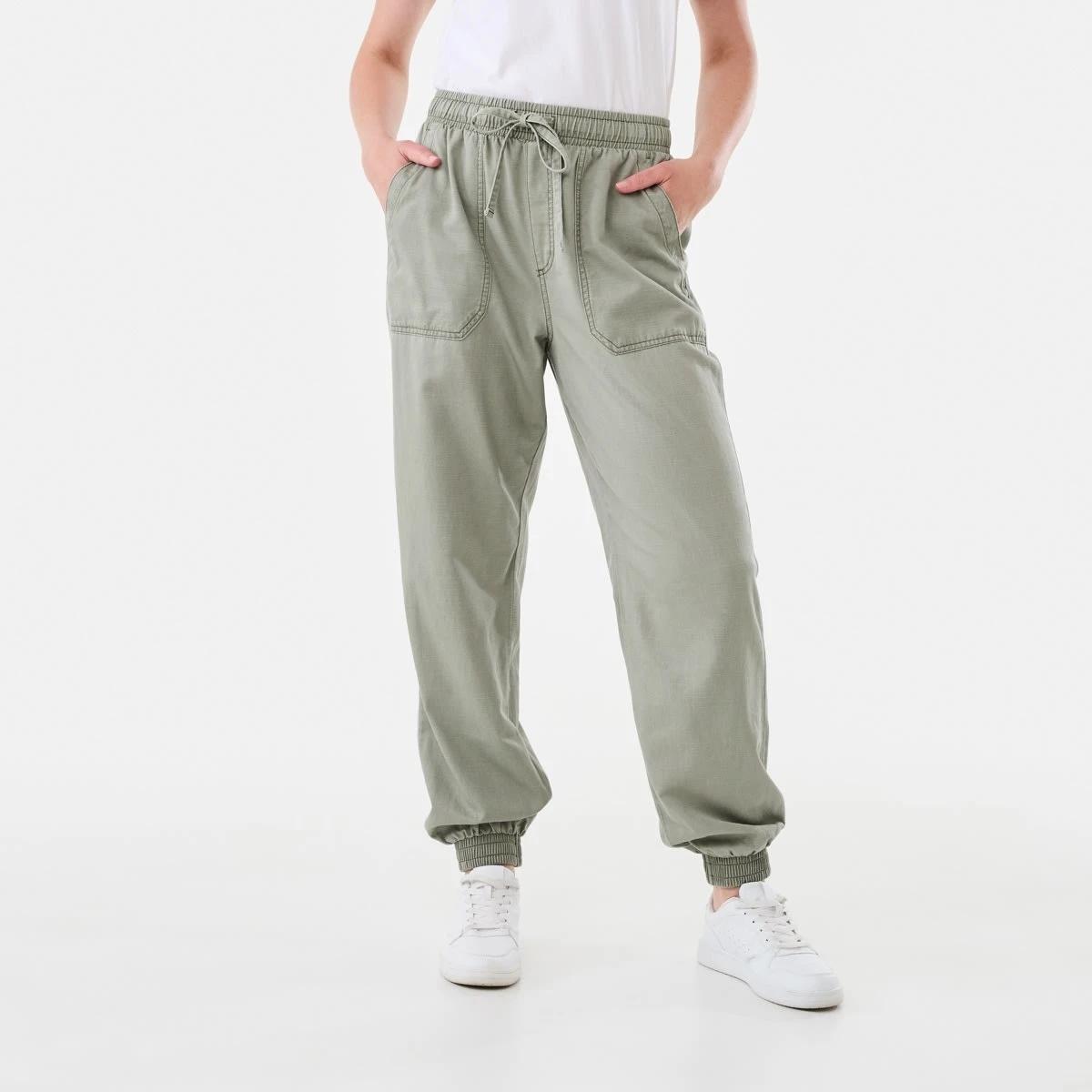 1 Relaxed Joggers Soft Khaki, 1 of 5
