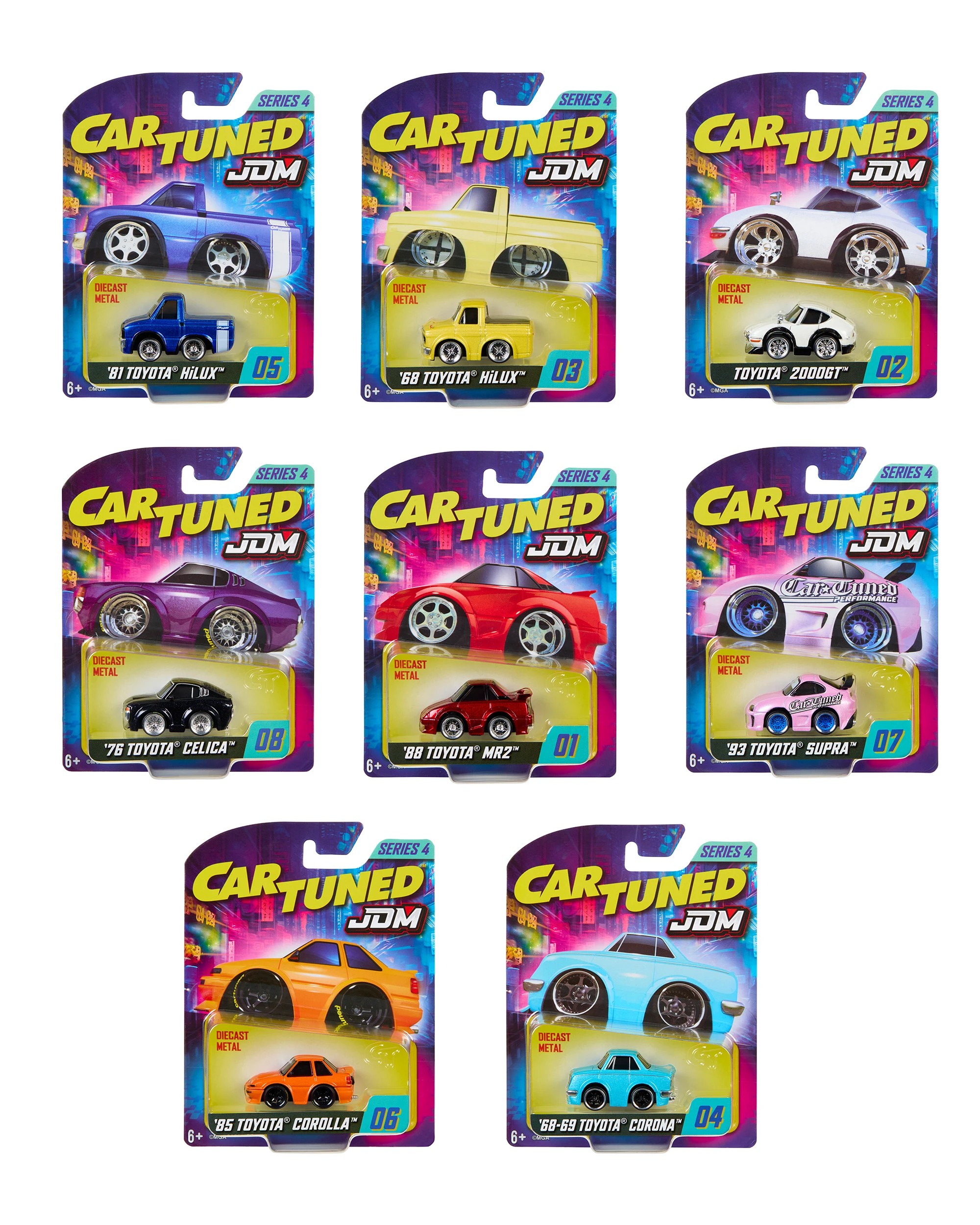1 Car Tuned CarTuned™ JDM Series 4 - Assorted - Multi, 1 of 7
