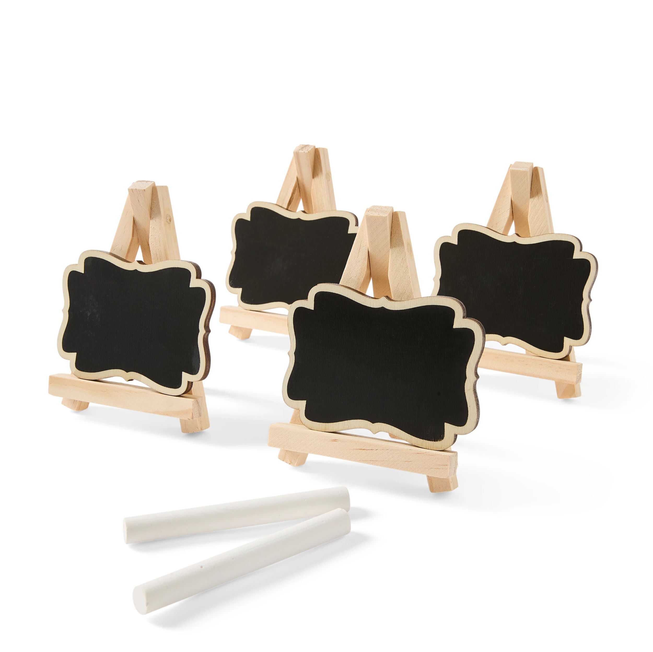 2 4 Pack Mini Blackboard Tabletop Signs, 2 of 8