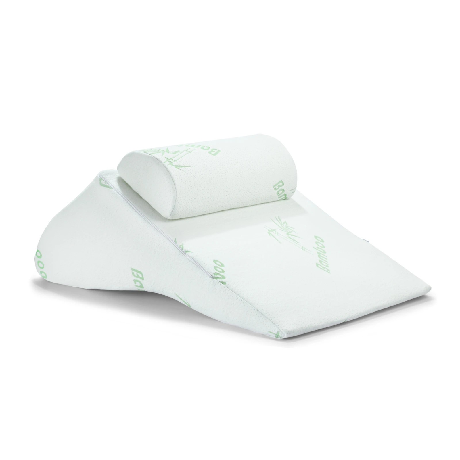 8 Luxdream 3 Pcs Foam Bed Wedge Pillow Headrest Leg Elevation Pillow Breathable Cover, 8 of 9