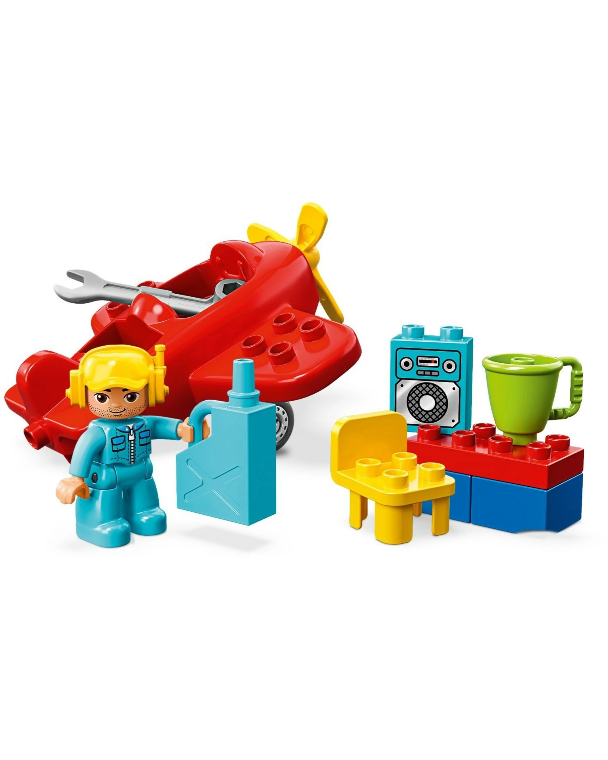 3 LEGO 10908 DUPLO Plane Toy for Toddlers with Pilot Figure, 3 of 5