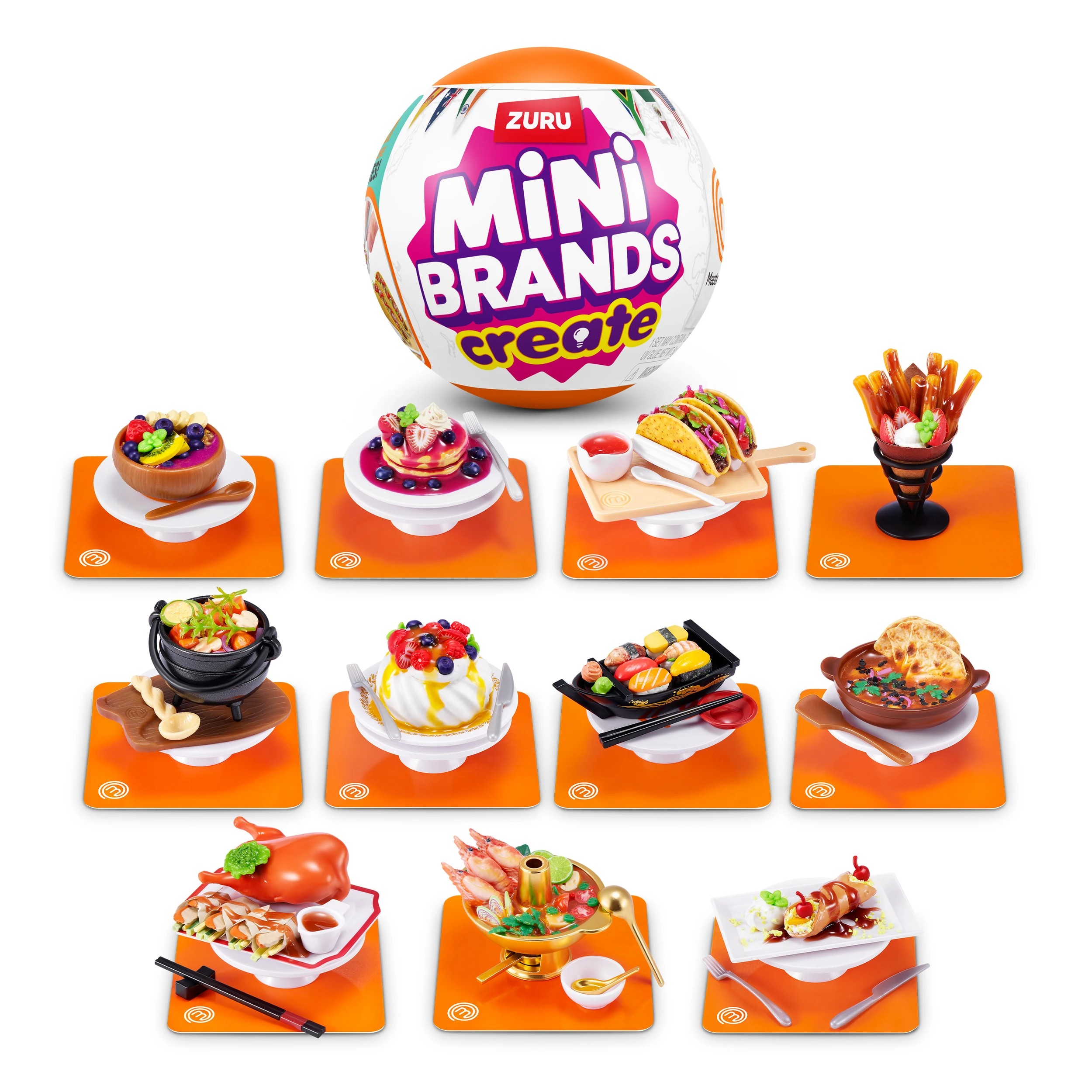 8 Mini Brands Create MasterChef Series 2 by ZURU - Assorted, 8 of 9