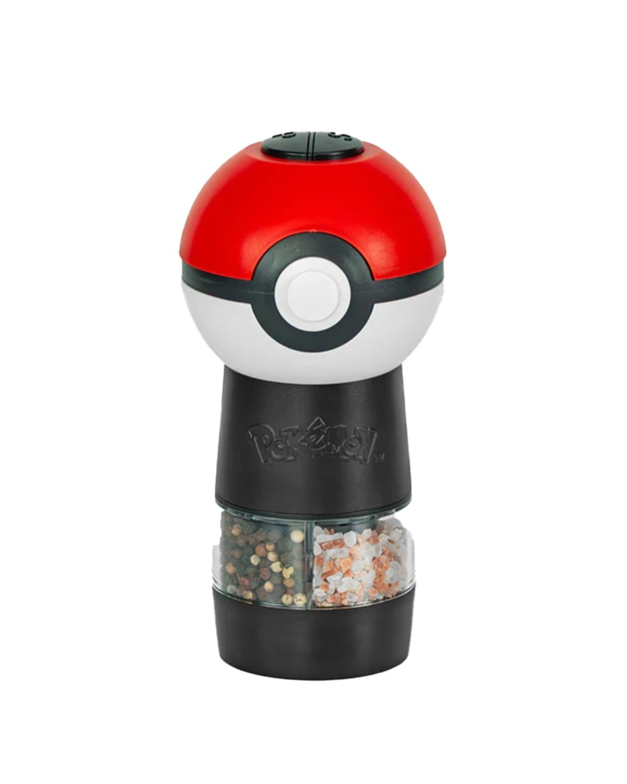 1 Pokemon Poke Ball Salt and Pepper Grinder - Black,Red,White, 1 of 1