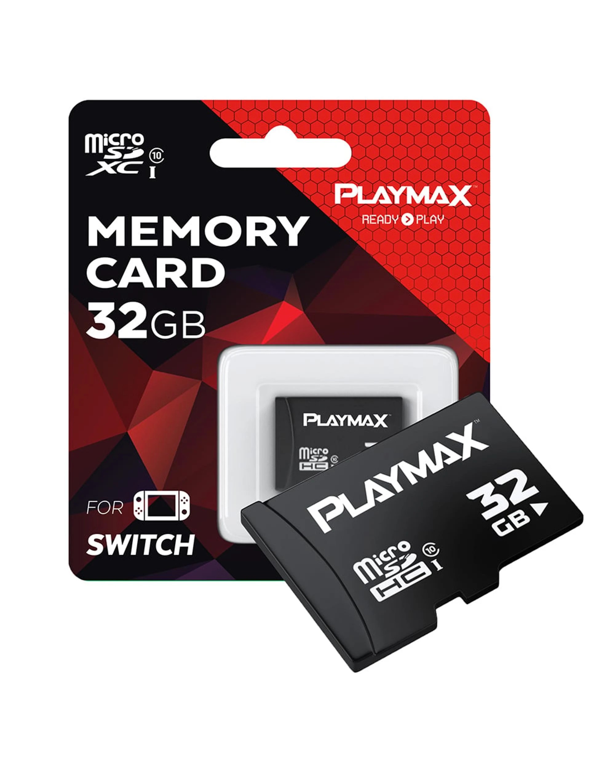 1 Playmax Gaming Memory Card 32GB for Nintendo Switch - Black, 1 of 1