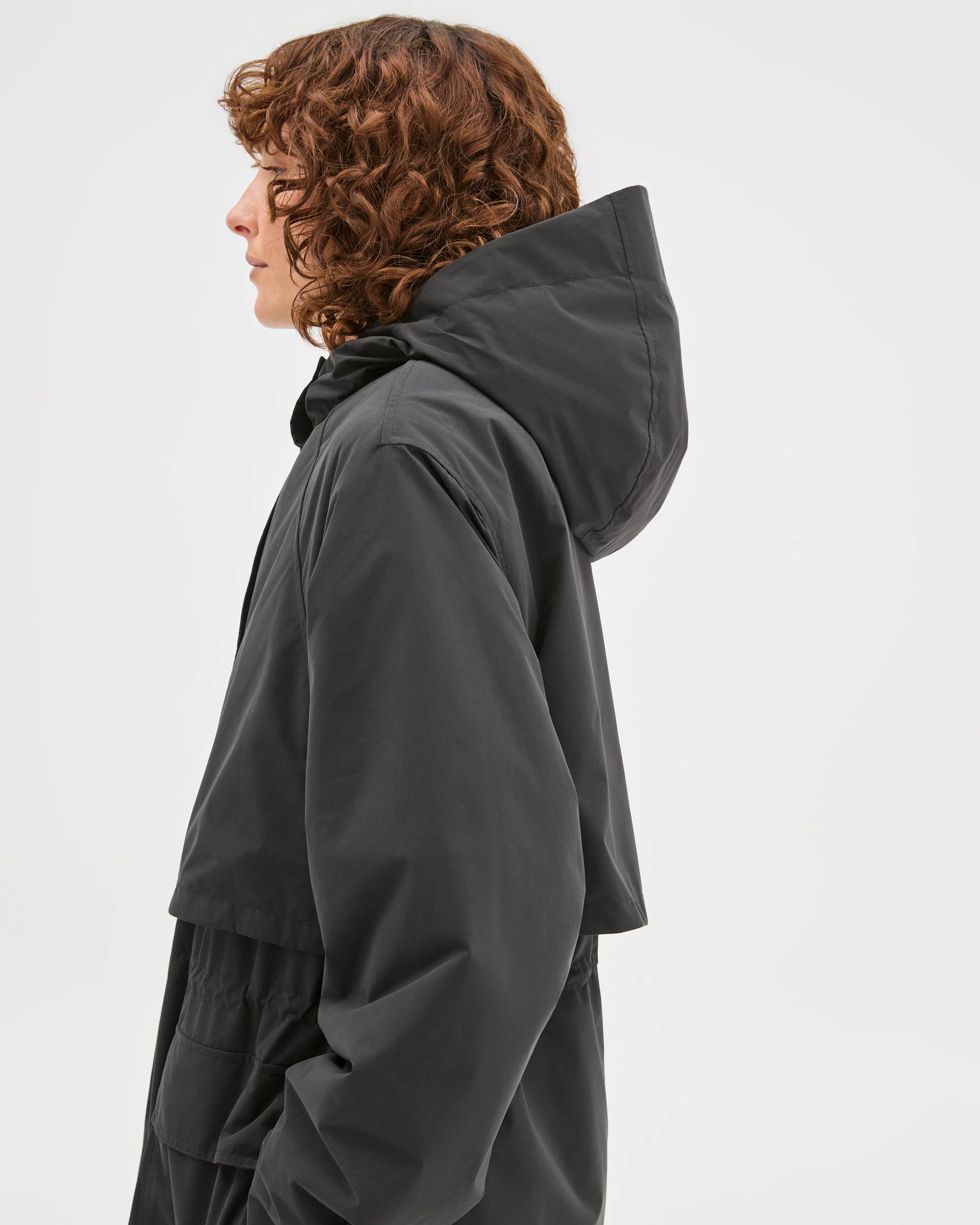 6 Target Active Active Padded Trench Longline Jacket BLACK, 6 of 7