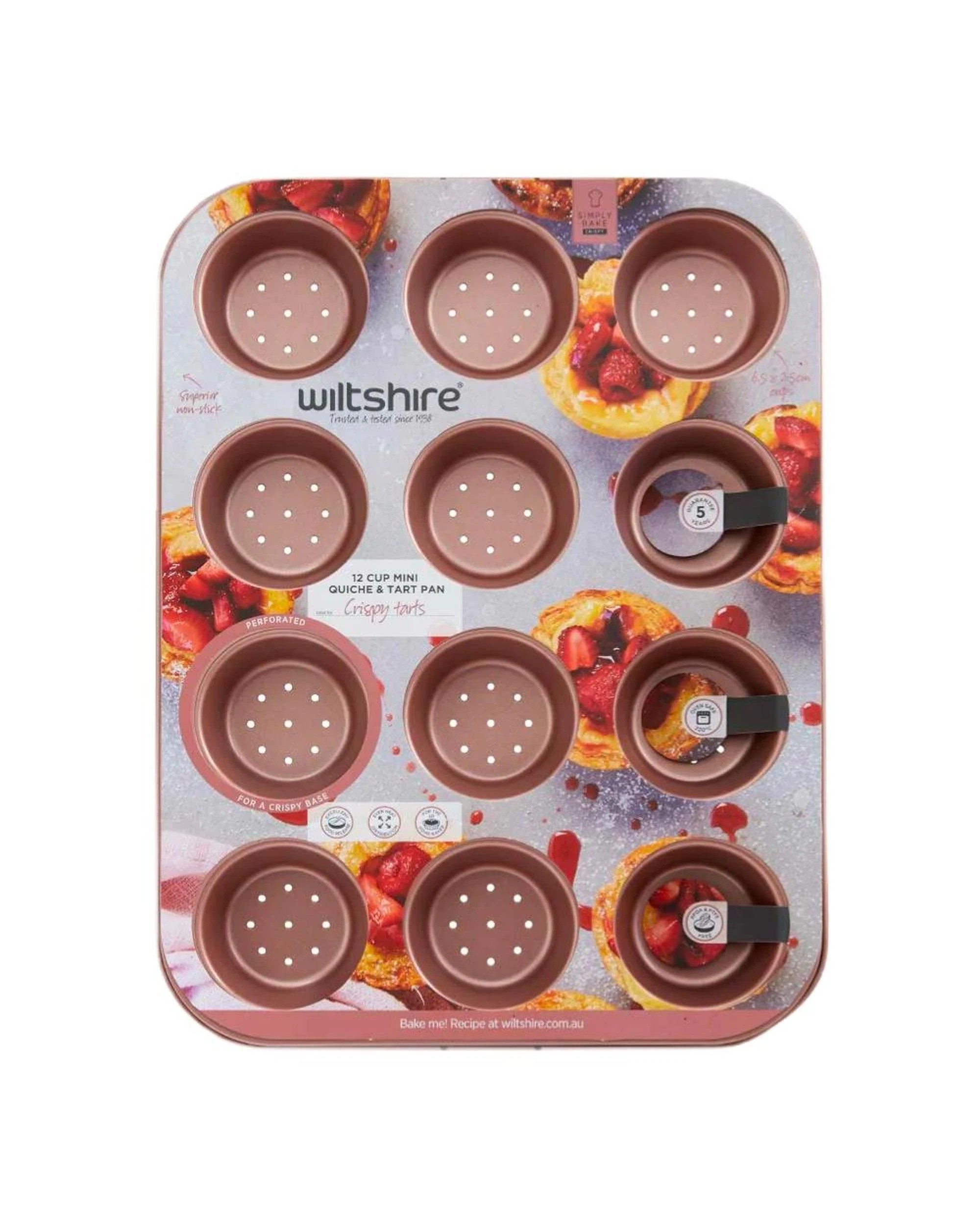 8 Wiltshire Rose Gold 14 Piece Bakeware Pack 14pc, 8 of 10