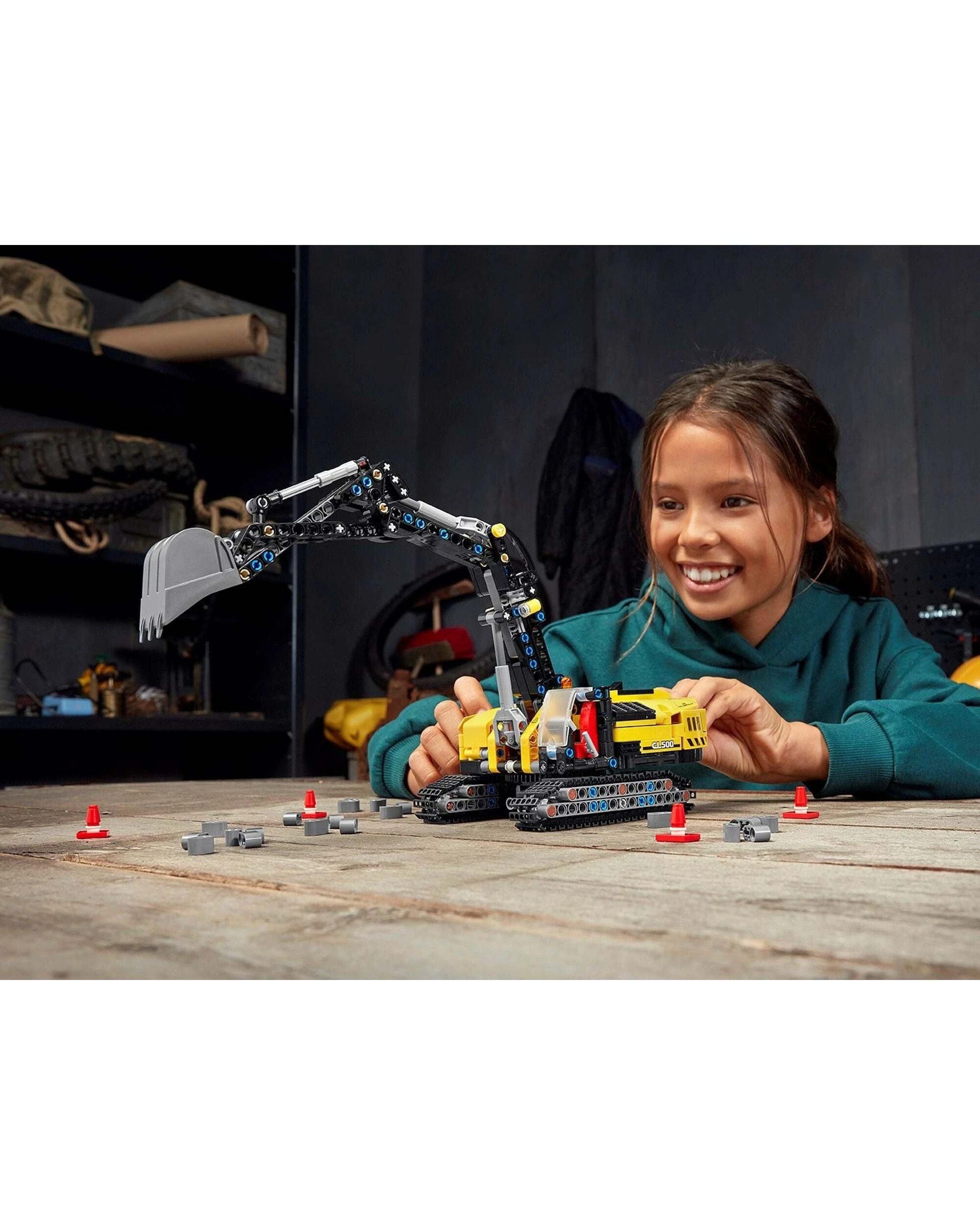 2 LEGO 42121 Heavy-Duty Excavator 2-in-1 Building Kit, 2 of 5