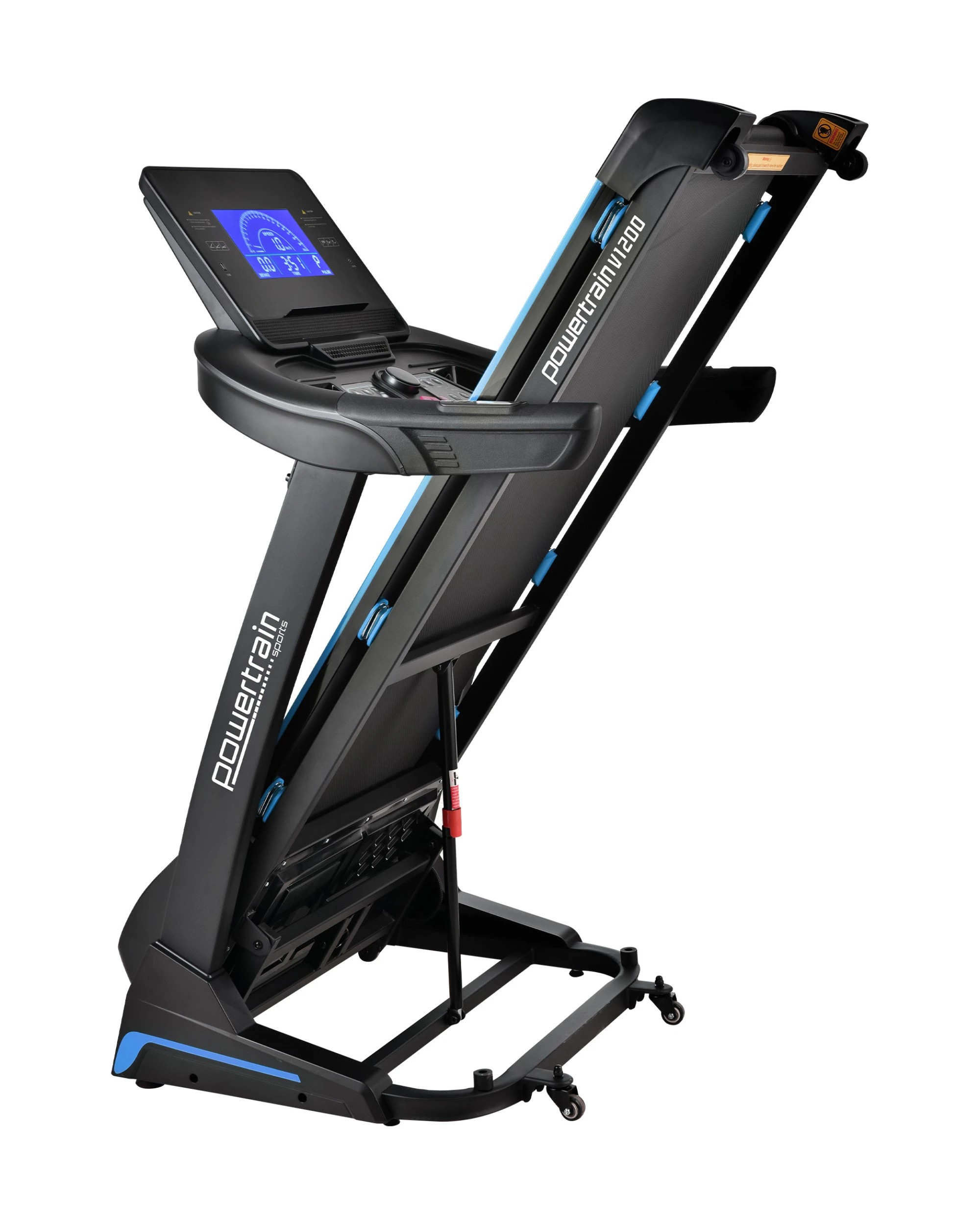 4 Powertrain V1200 Treadmill with Shock-Absorbing System Exercise Cardio Running Home Gym, 4 of 10